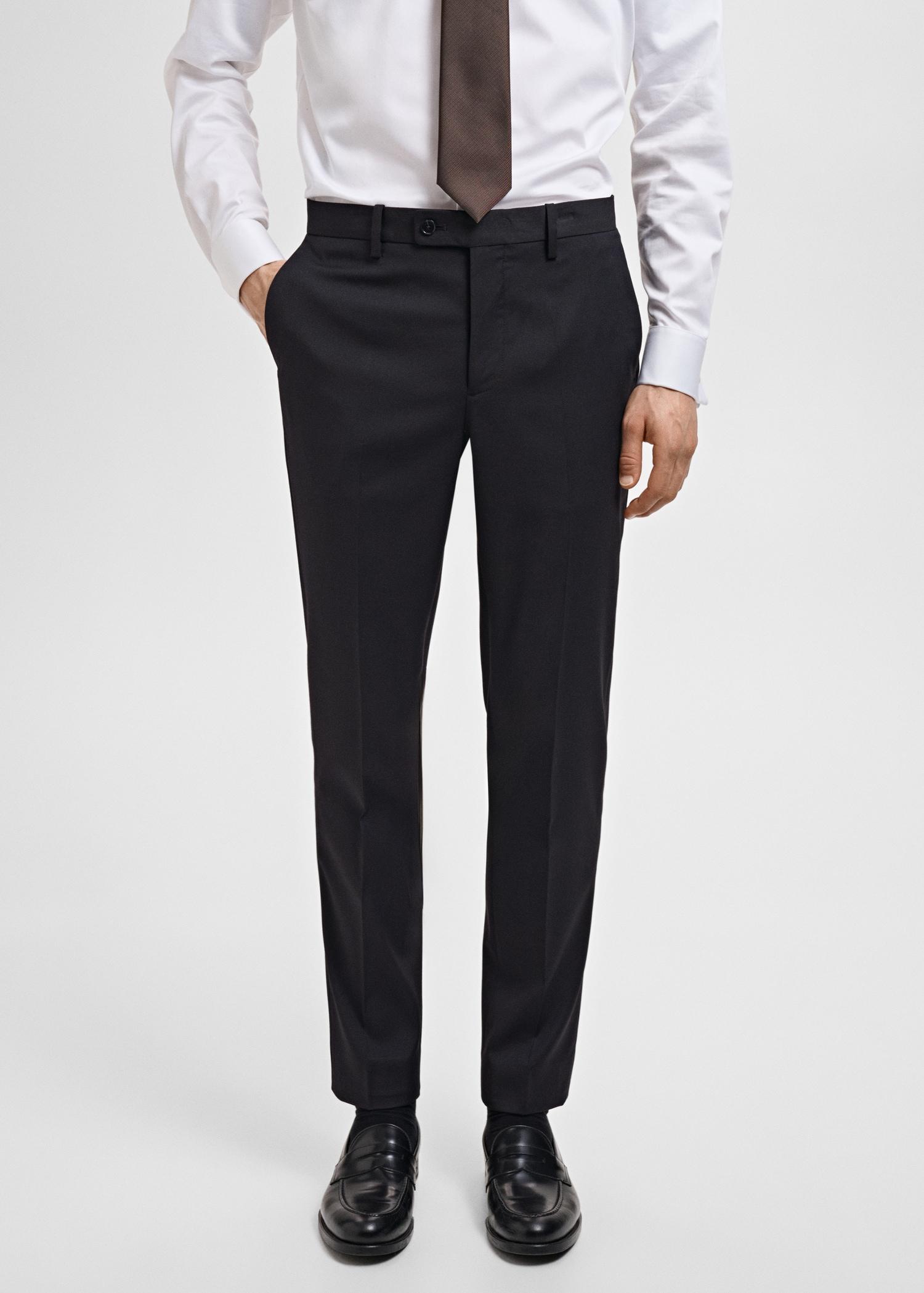 Monaco slim-fit suit pants - Men | MANGO USA Product Image