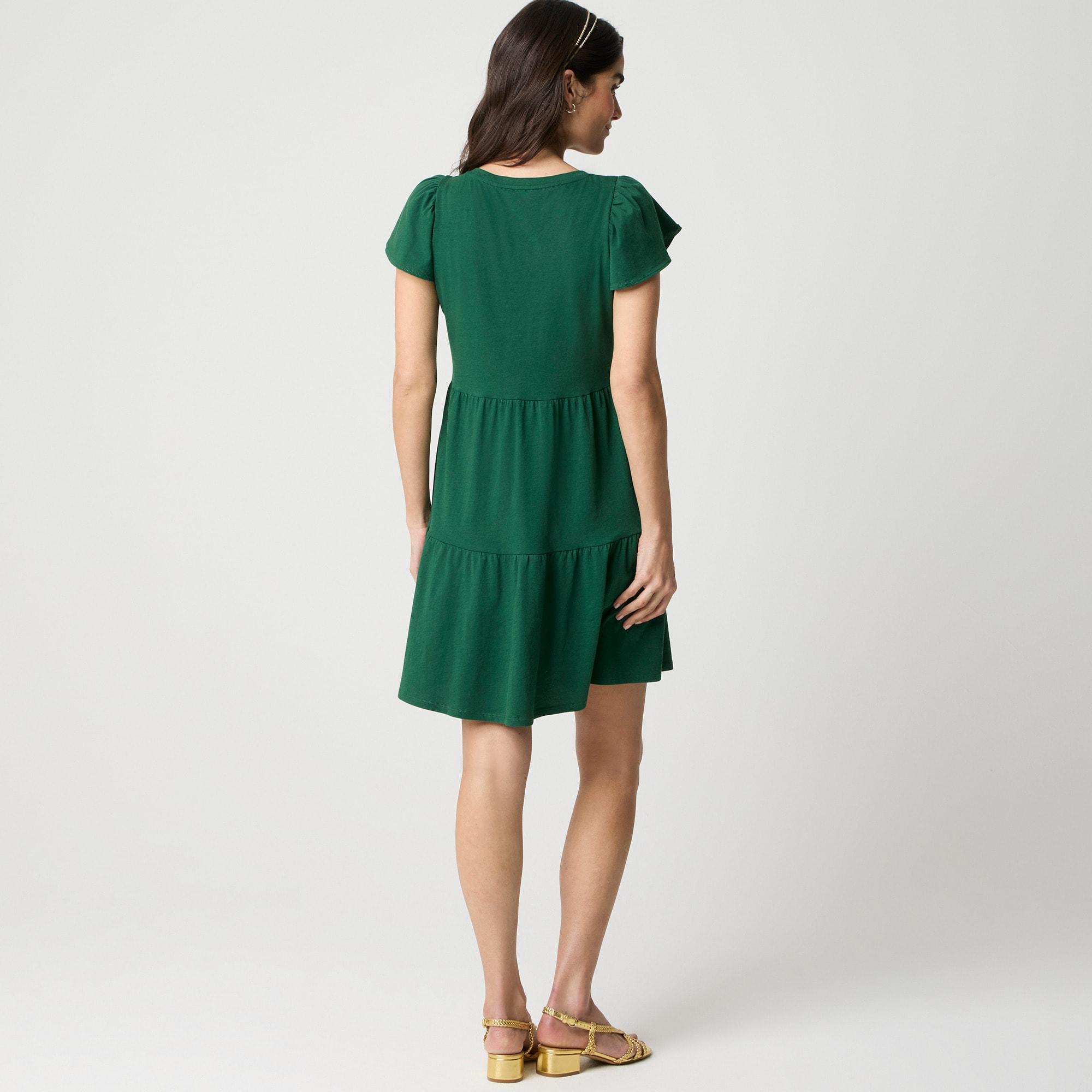 Tiered knit mini dress Product Image