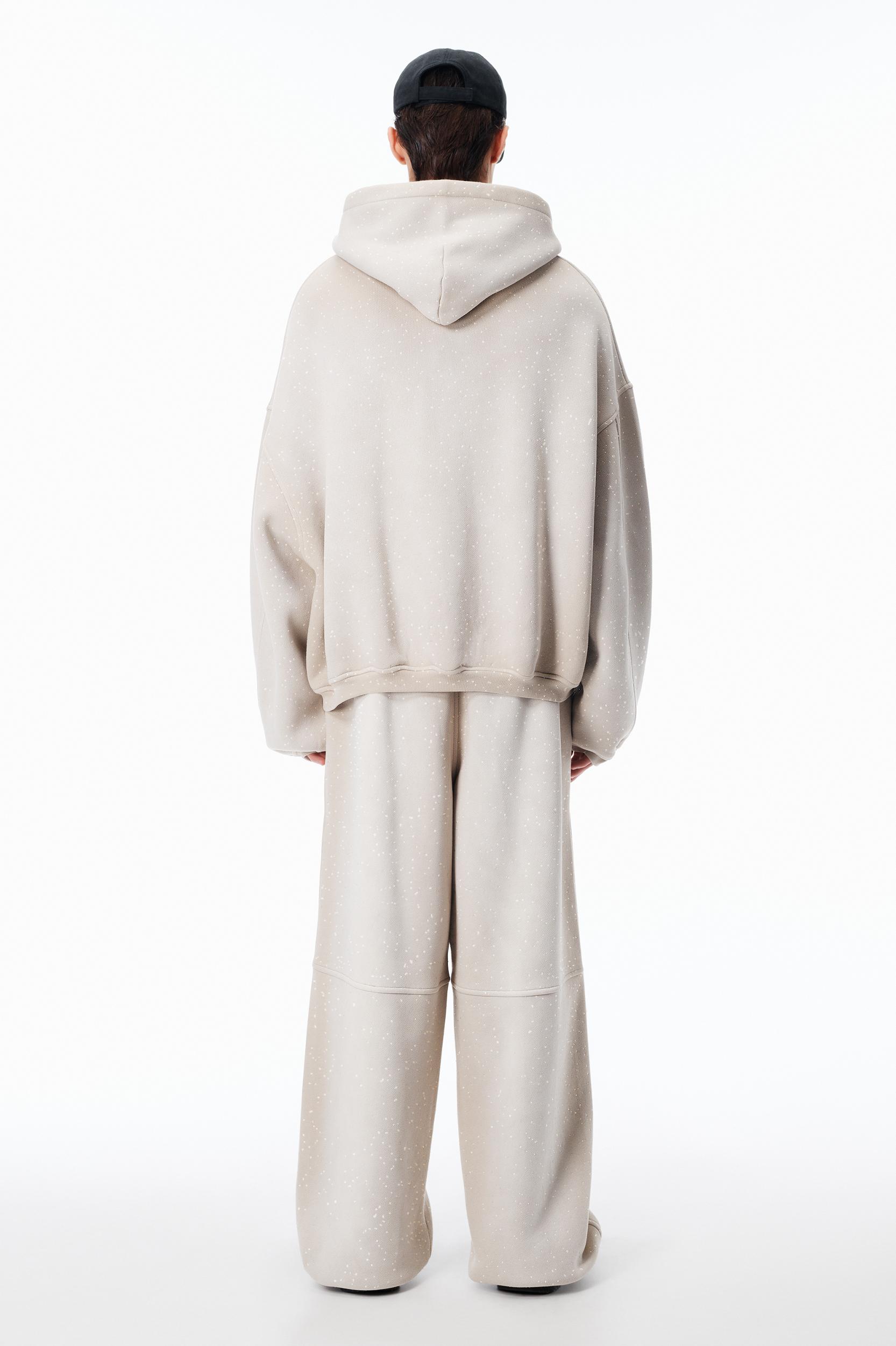 Crystal Hotifx Zip-up Hoodie In Cotton Blend Product Image