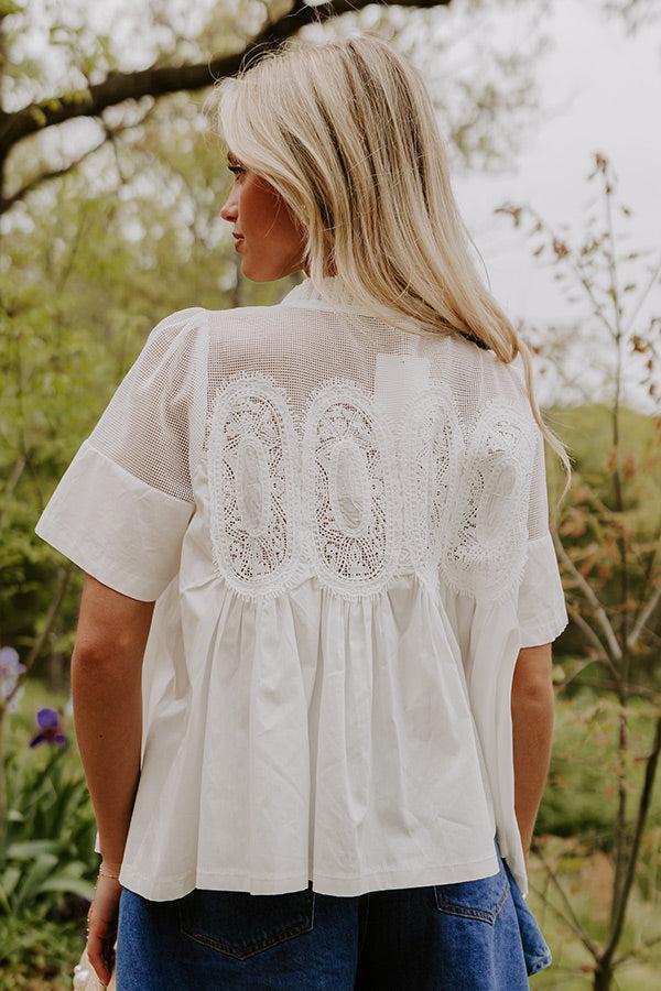 Charmed Life Knit Mesh Top Product Image