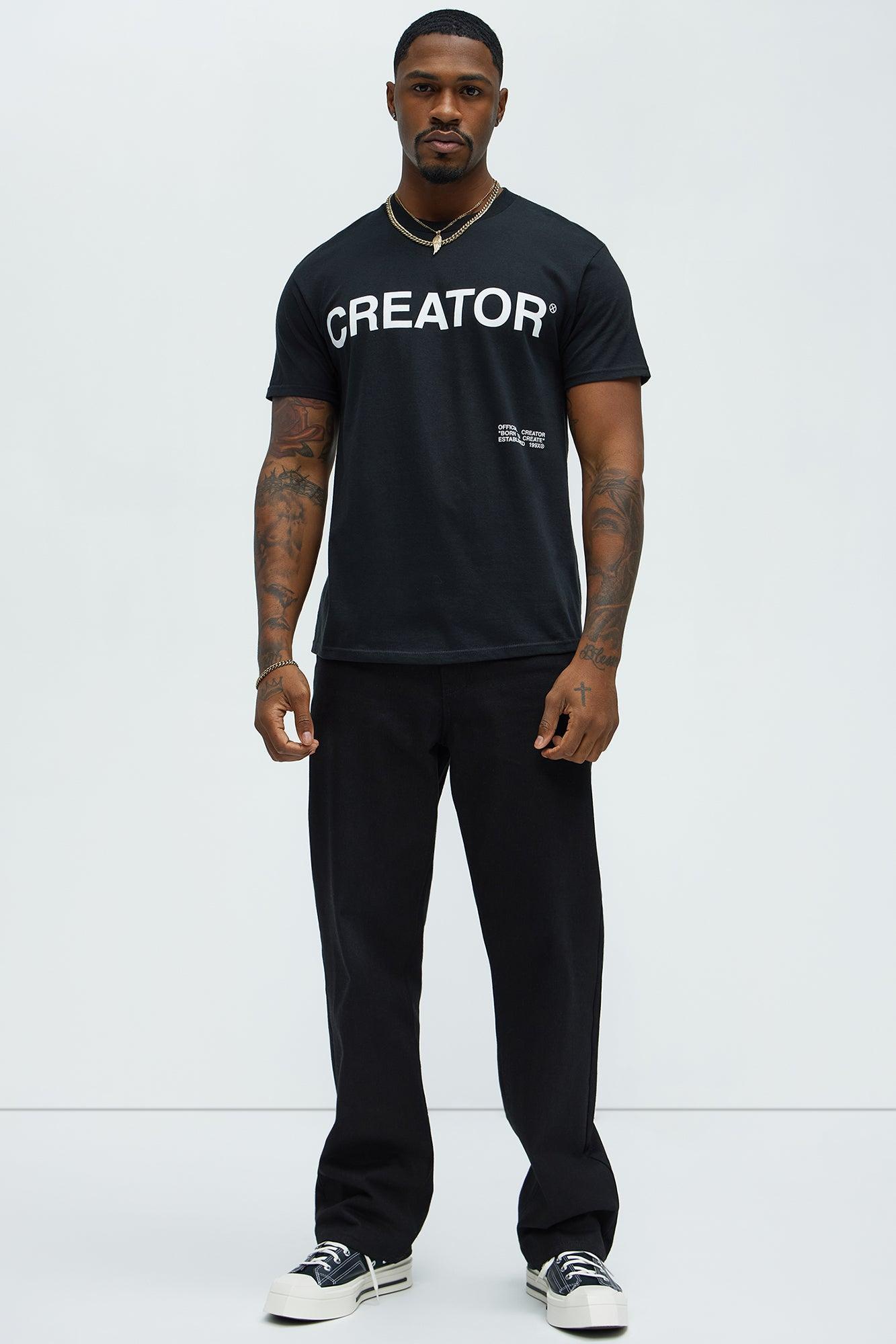 Born To Create Short Sleeve Tee - Black Product Image