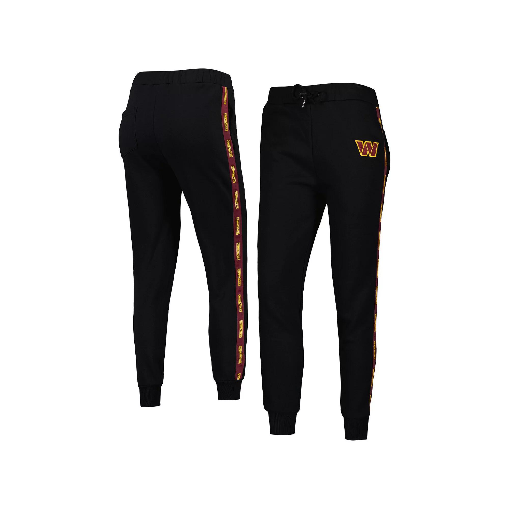 Women's The Wild Collective Black Washington Commanders Jogger Pants, Size: Medium, Wft Black Product Image