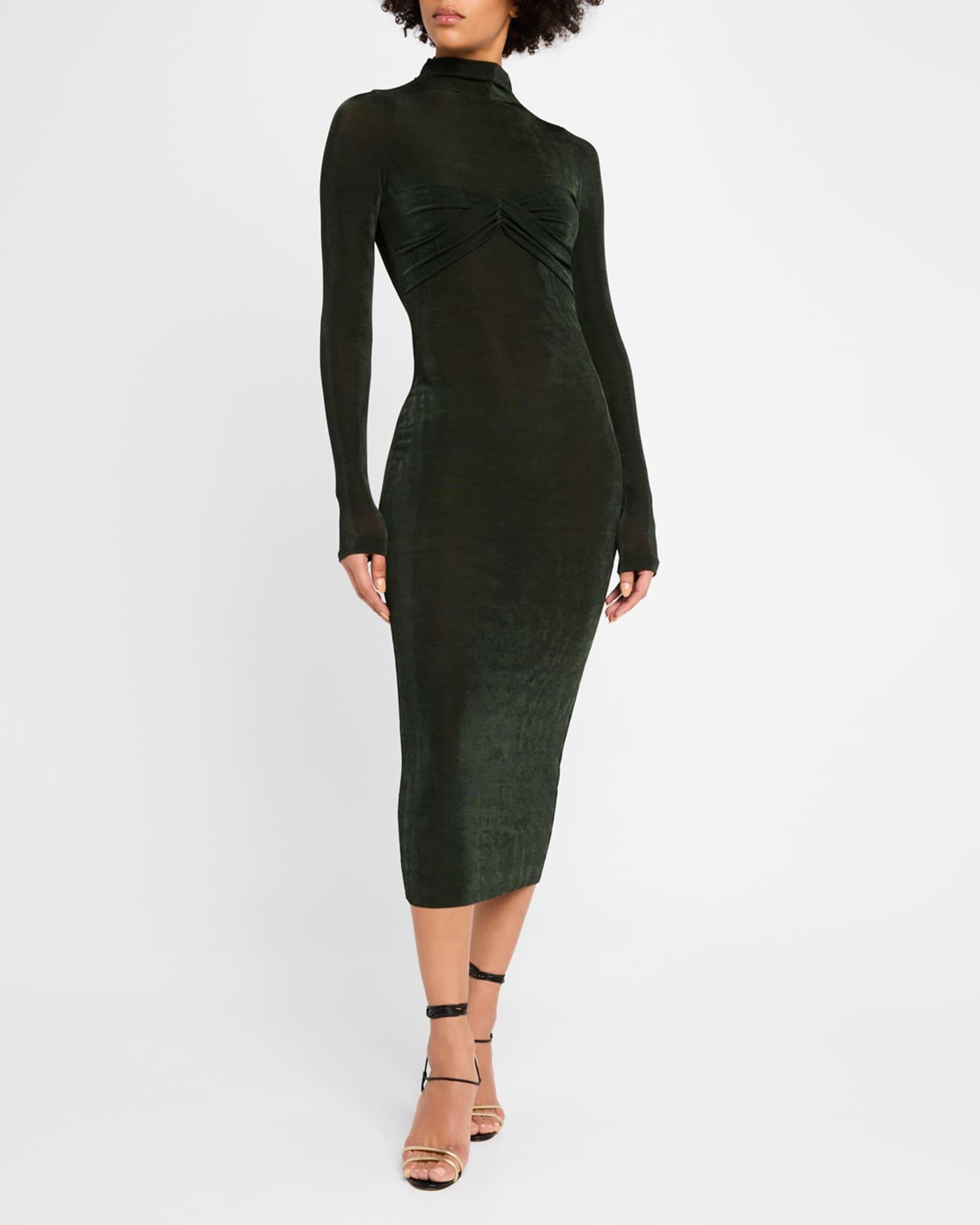 Bailey Semi-Sheer Midi Dress Product Image