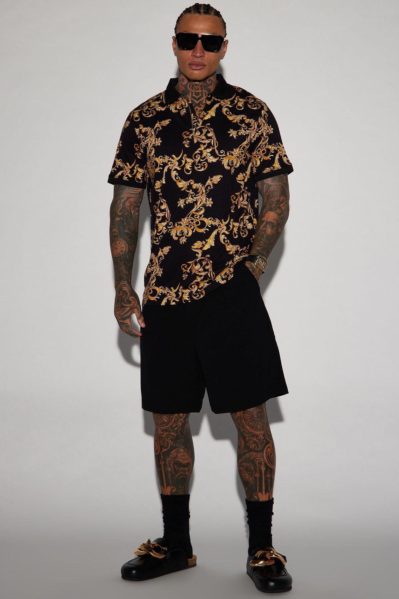 Ace Short Sleeve Polo - Black Product Image