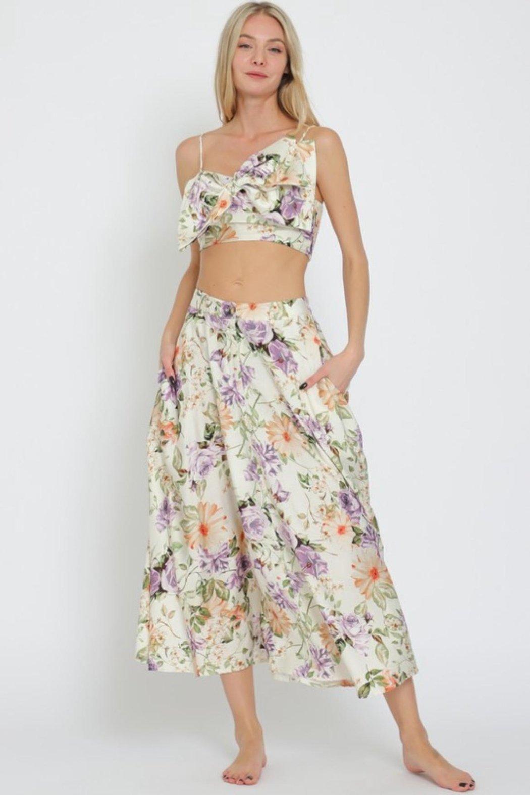 Floral Skirt Set Product Image