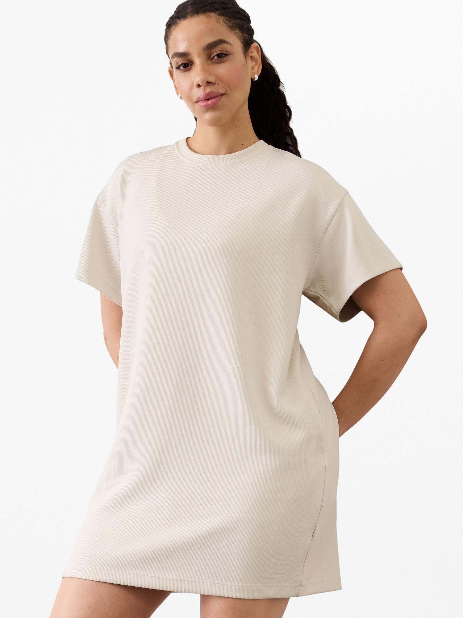 Seasoft Rib Tee Dress Product Image