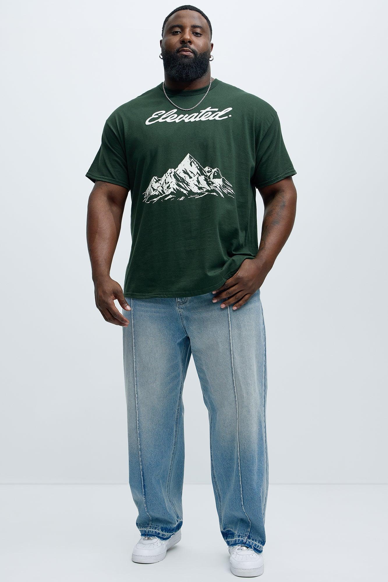 Elevated Mountain Short Sleeve Tee - Green Product Image