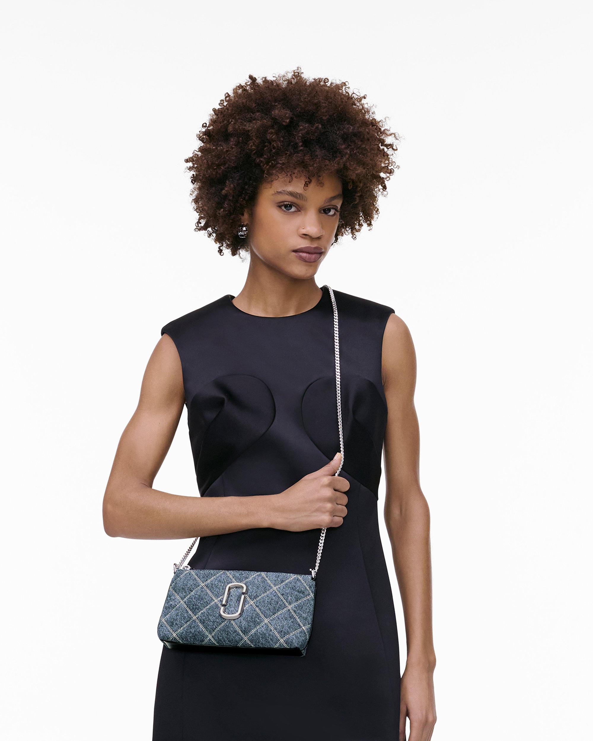 The Quilted Denim Snapshot Convertible Shoulder Bag Product Image