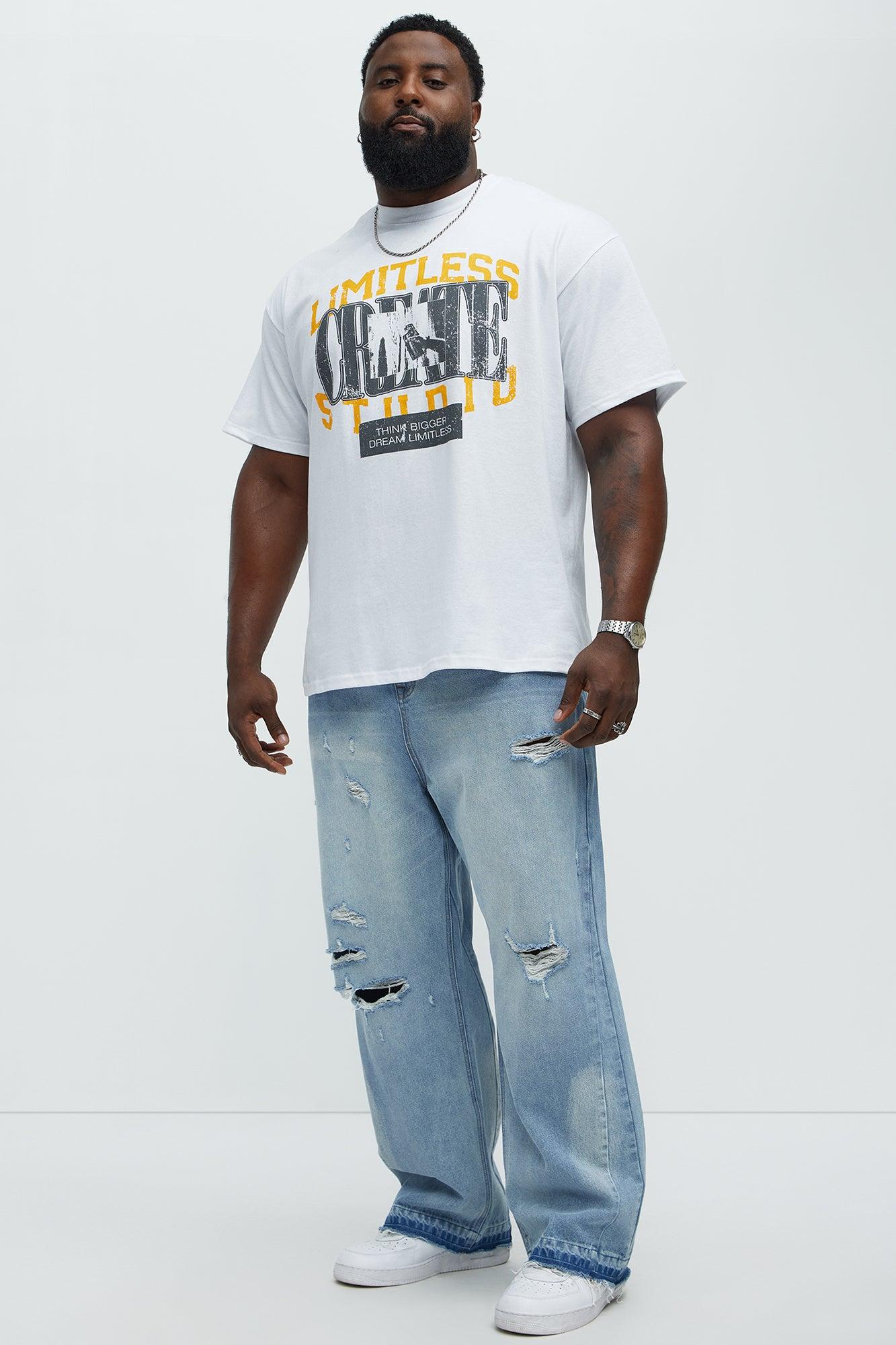 Limitless Studio Short Sleeve Tee - White Product Image