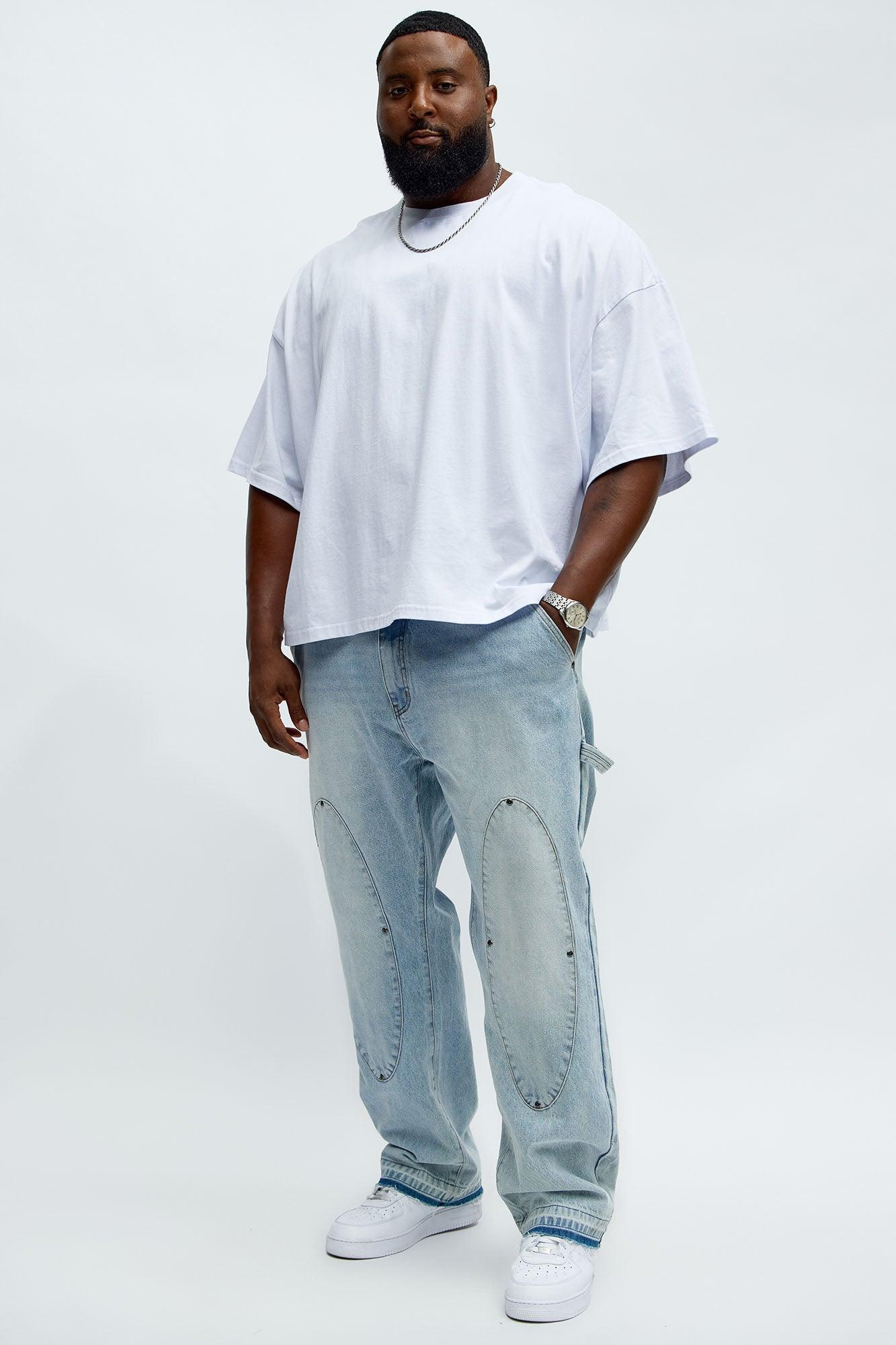 Straight Round About Carpenter Jeans - Medium Wash Product Image