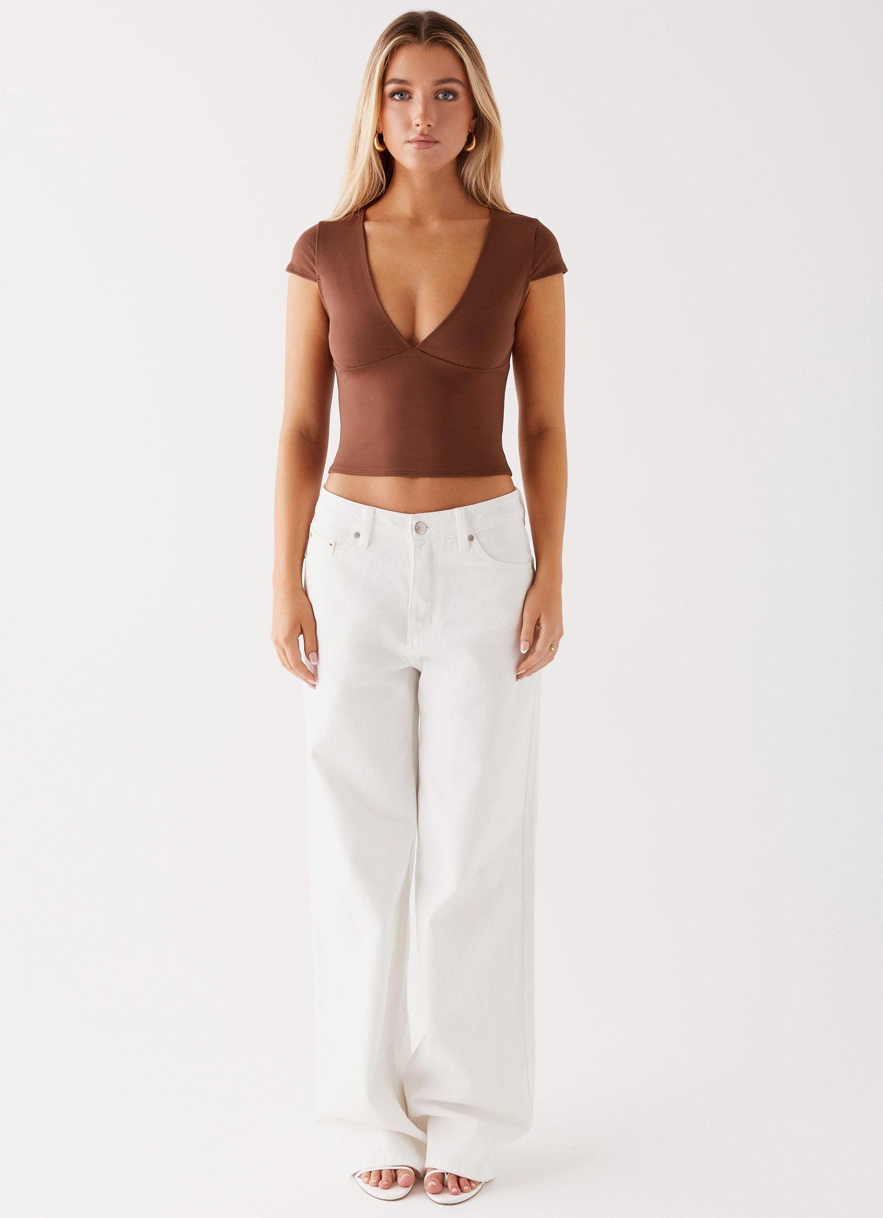 Raffaella Top - Chocolate Product Image