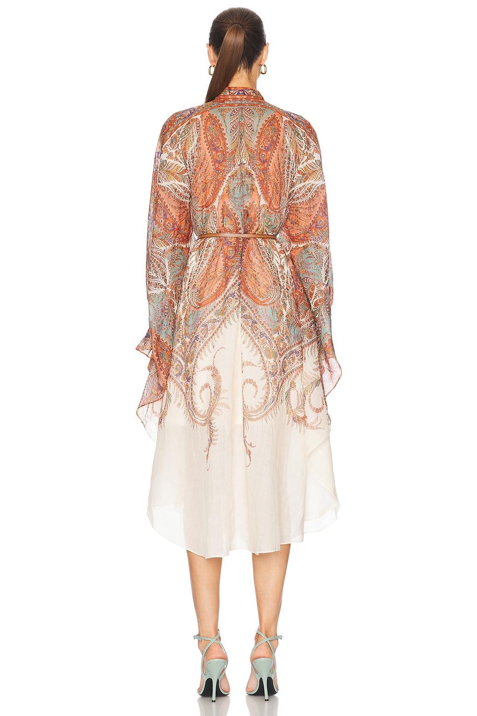 Rhiannon Tie Neck Midi Dress Product Image