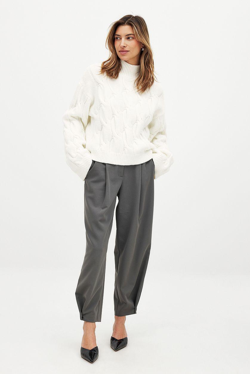 Structured Knitted Sweater Product Image