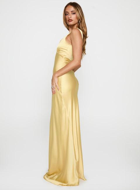 Dasha Maxi Dress Lemon Product Image