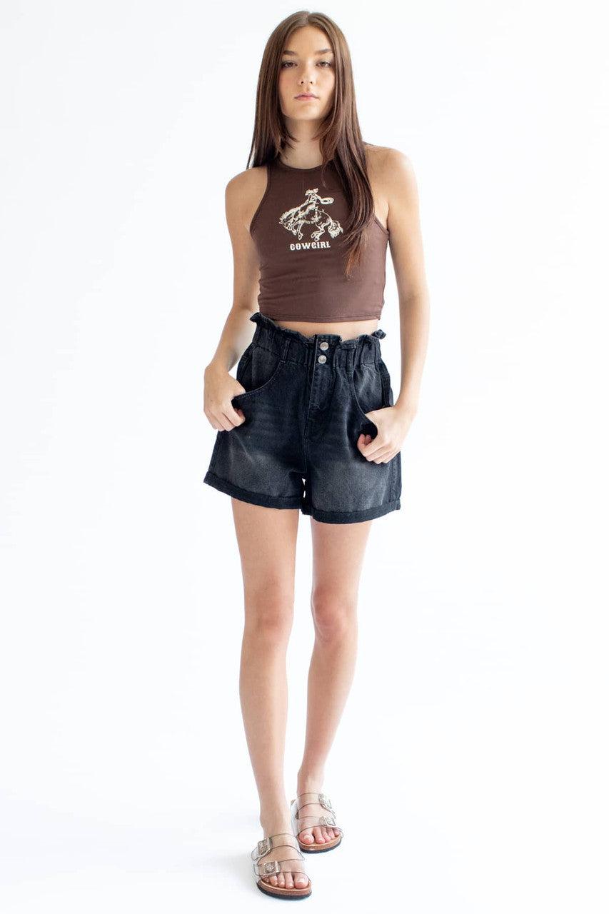 Cowgirl Cropped Tank Product Image