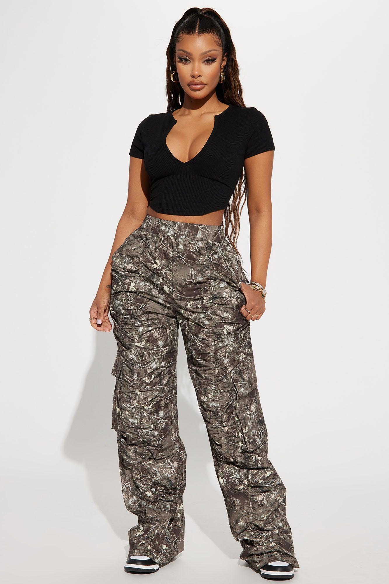 Valentina Plunge Crop Top - Black Product Image