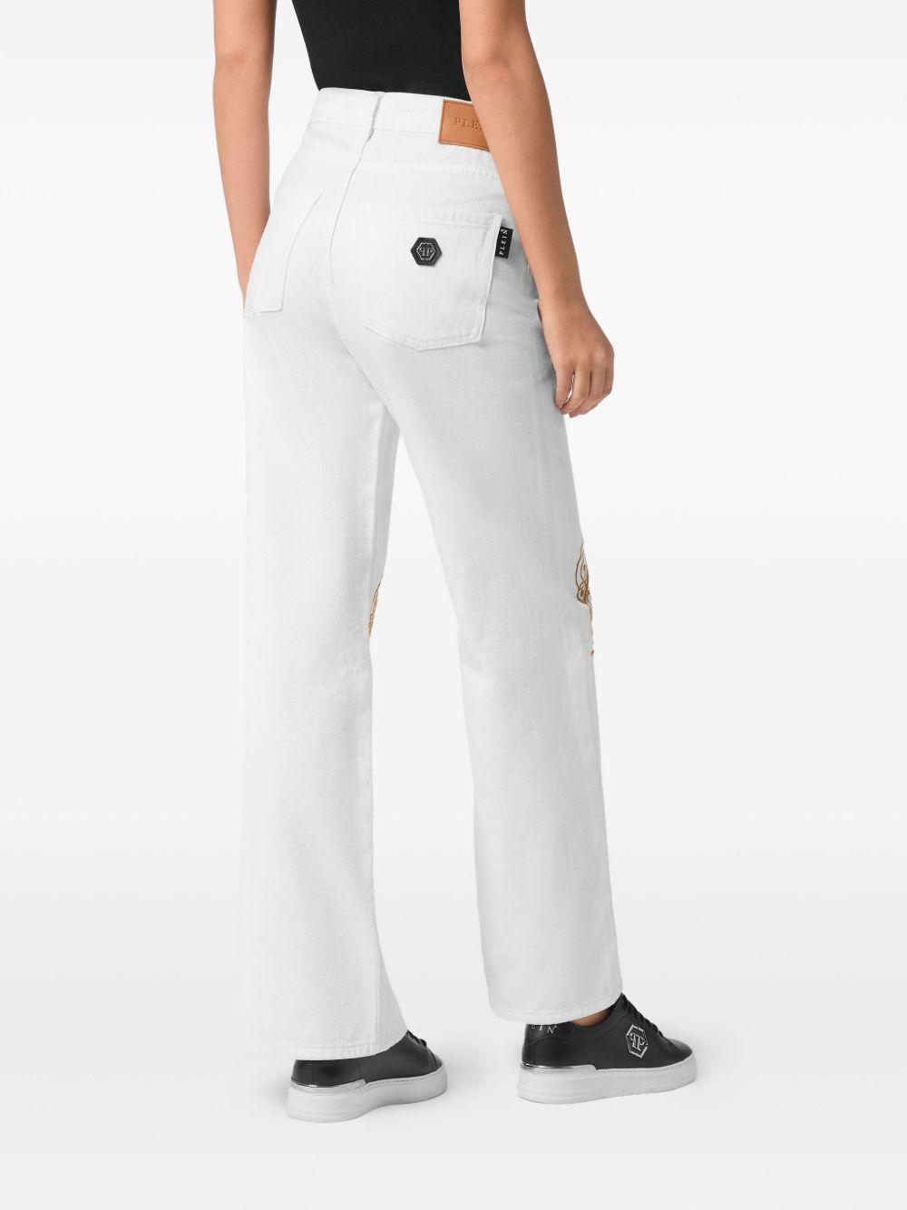 logo-embroidered jeans Product Image