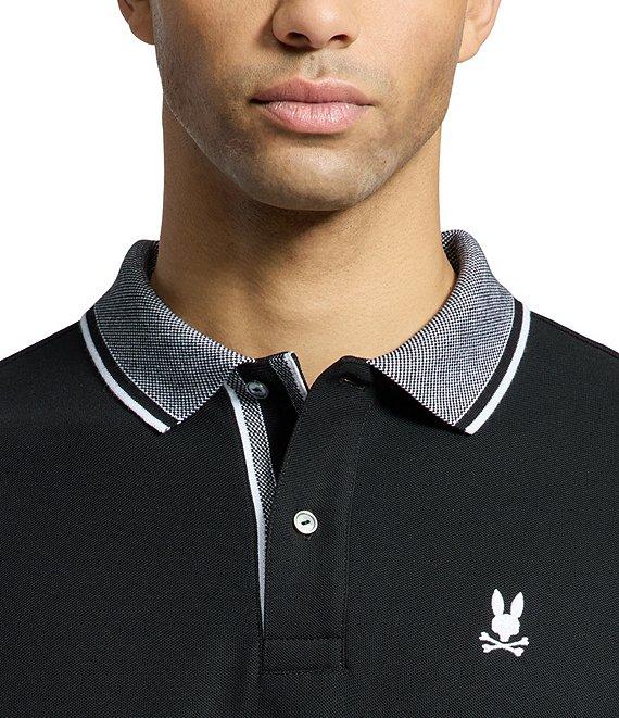 Psycho Bunny Evandale Oxford Short Sleeve Polo Shirt Product Image