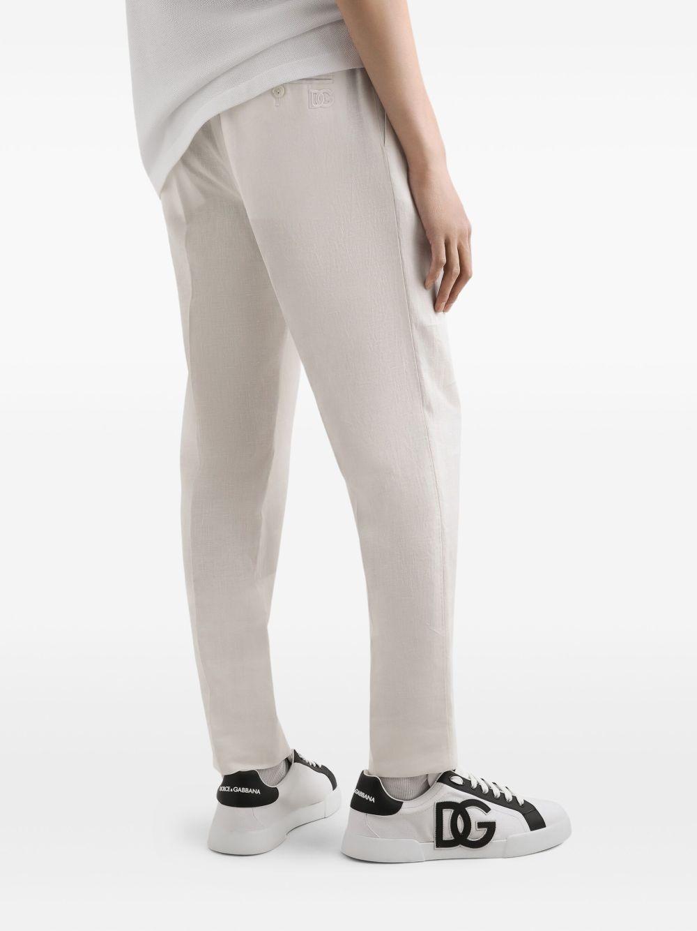 linen tapered trousers Product Image