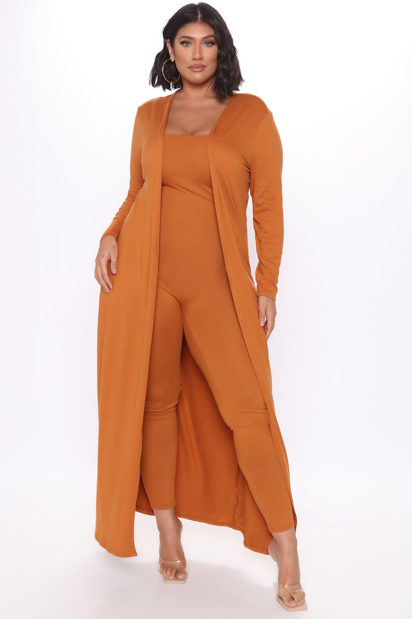 Nova Charmer Jumpsuit Set - Camel Product Image