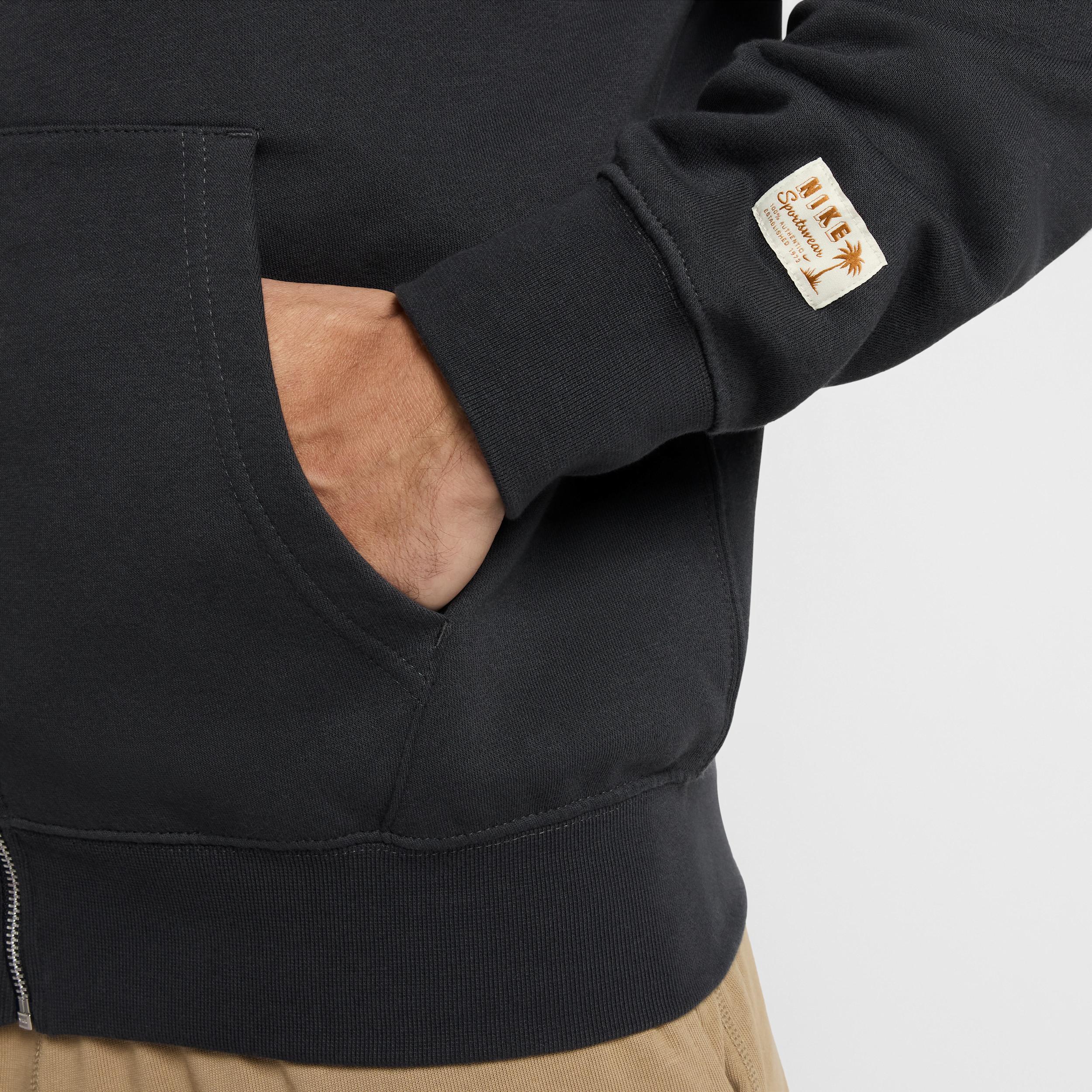 Nike Men's Club Full-Zip Fleece Hoodie Product Image