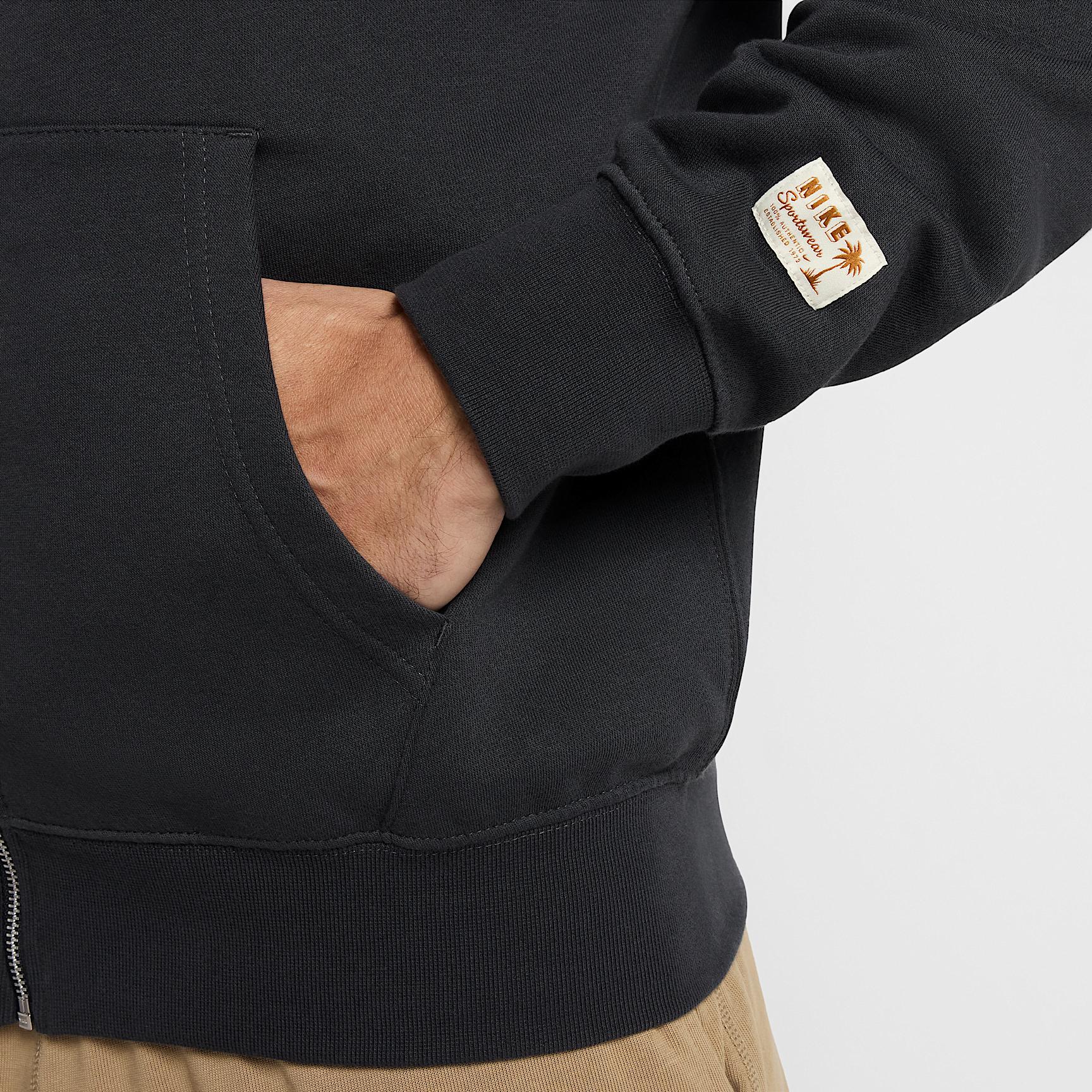 Nike Men's Club Full-Zip Fleece Hoodie Product Image