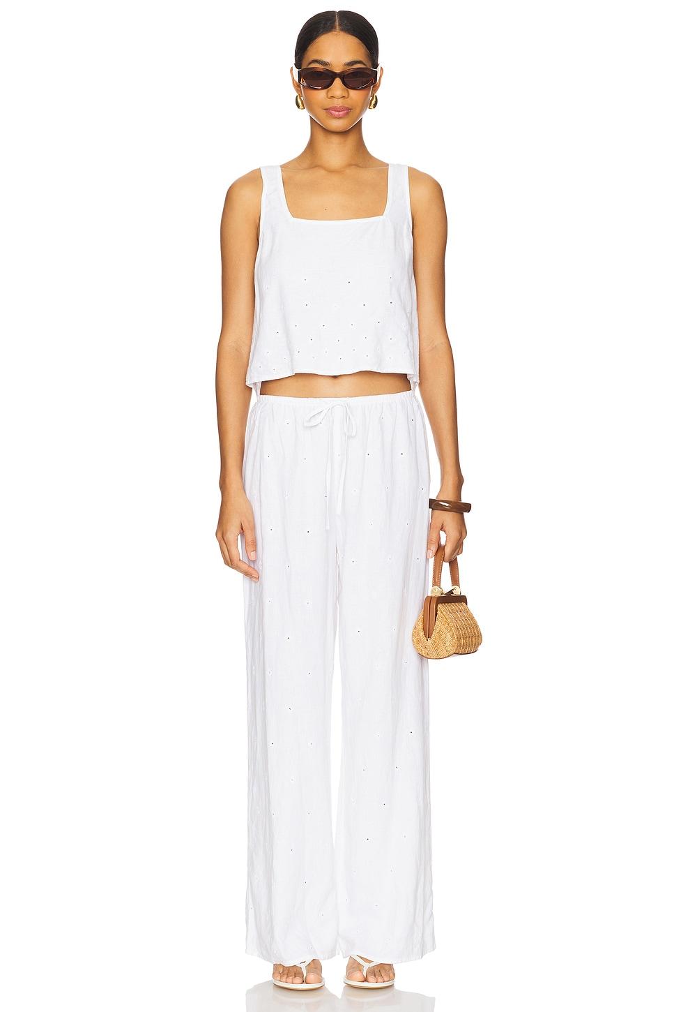 Square Neck Button Back Tank Bella Dahl Product Image