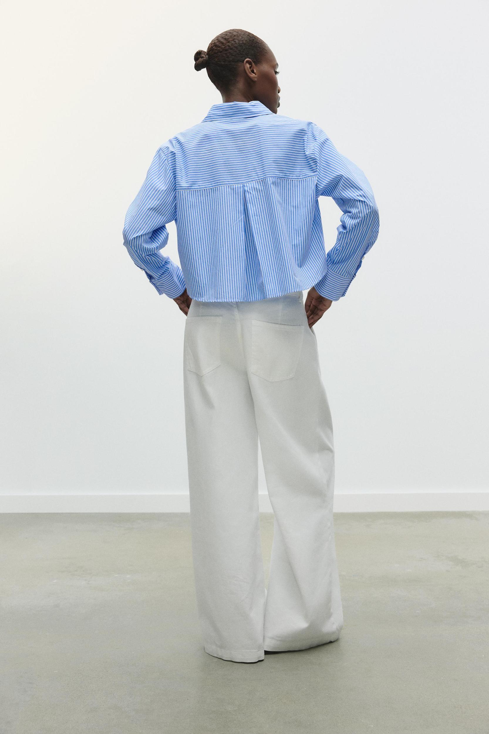 POPLIN CROPPED TOP Product Image