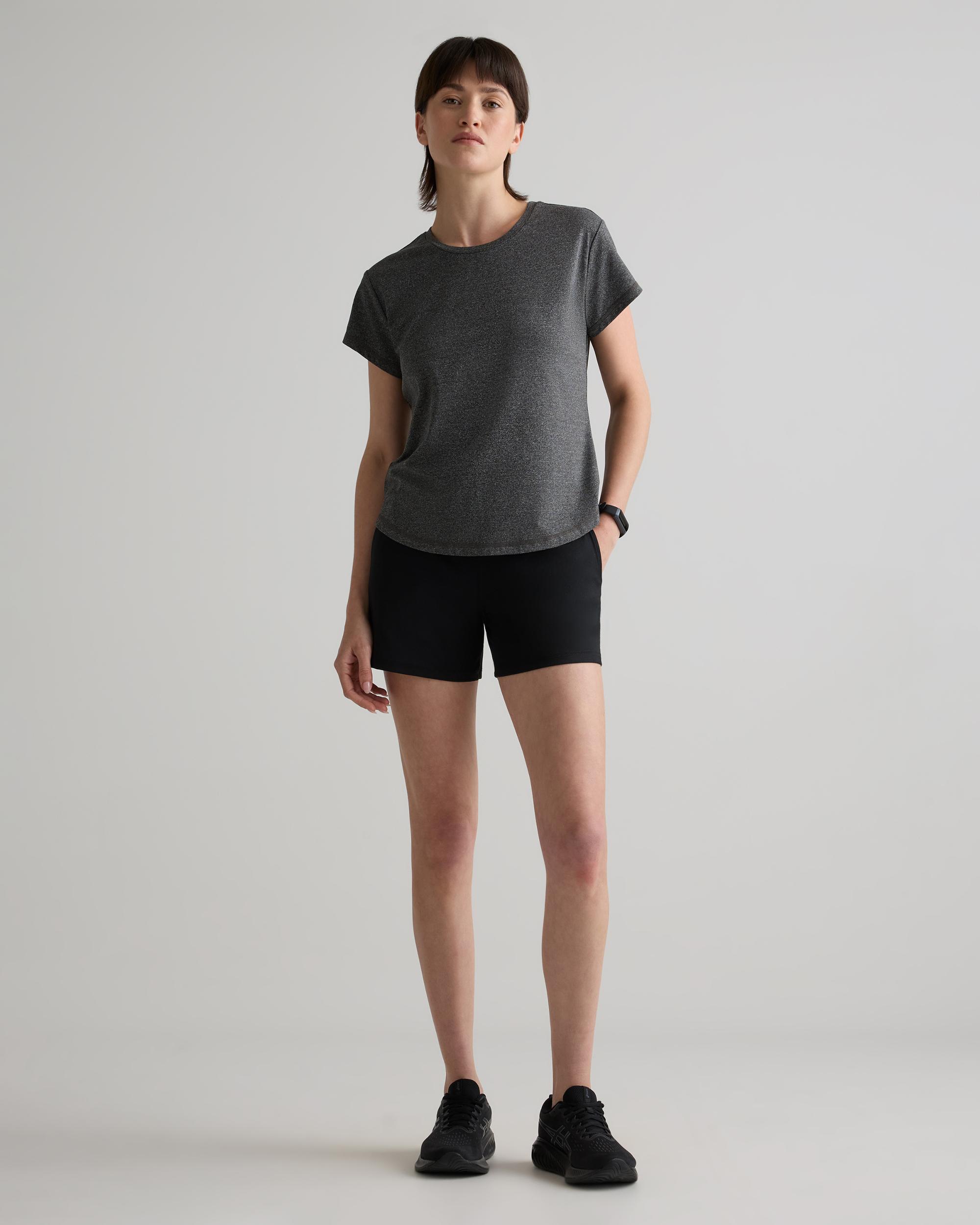 Quince | Women's Super Soft Performance T-Shirt Flowknit Activewear, Size XS, 100% Polyester Product Image