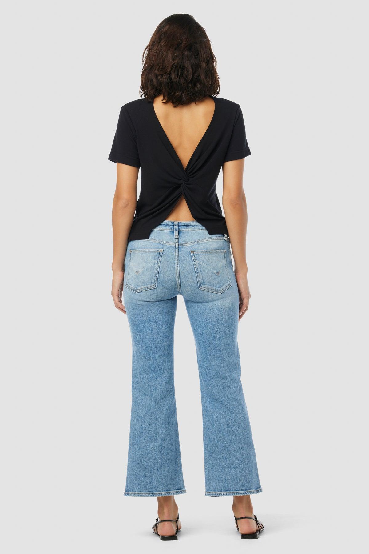 Rosie High-Rise Wide Leg Ankle Jean Female Product Image