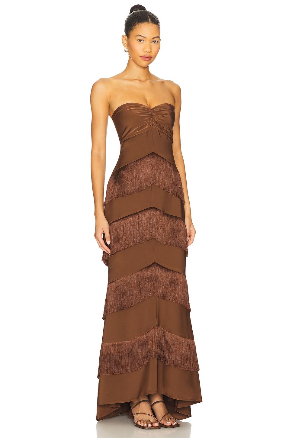 x REVOLVE Hera Fringe Maxi Dress House of Harlow 1960 Product Image
