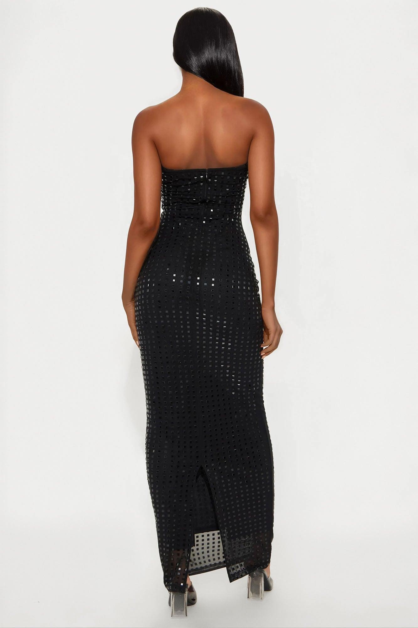 Jolene Embellished Maxi Dress - Black Female Product Image