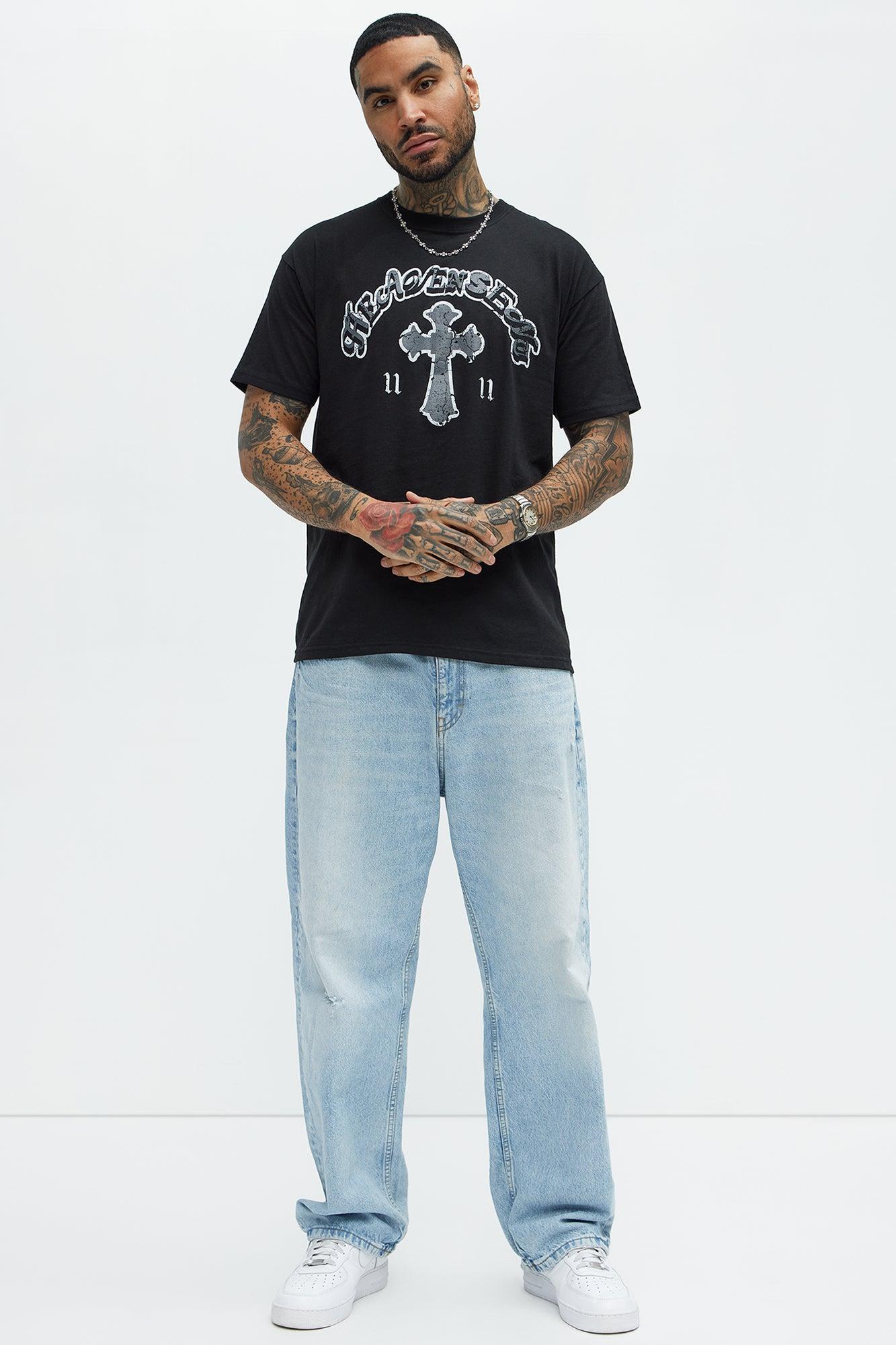 Heaven Sent 11:11 Short Sleeve Tee - Black Product Image