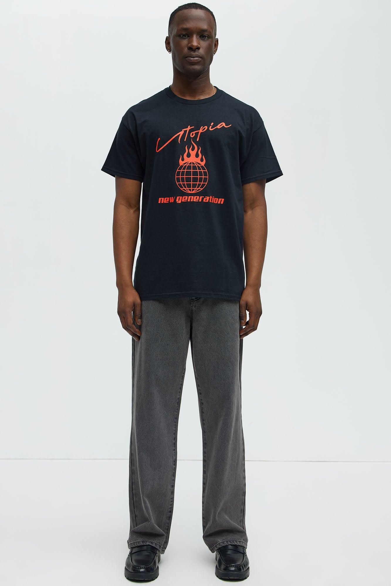 Utopia New Generation Short Sleeve Tee - Black Male Product Image