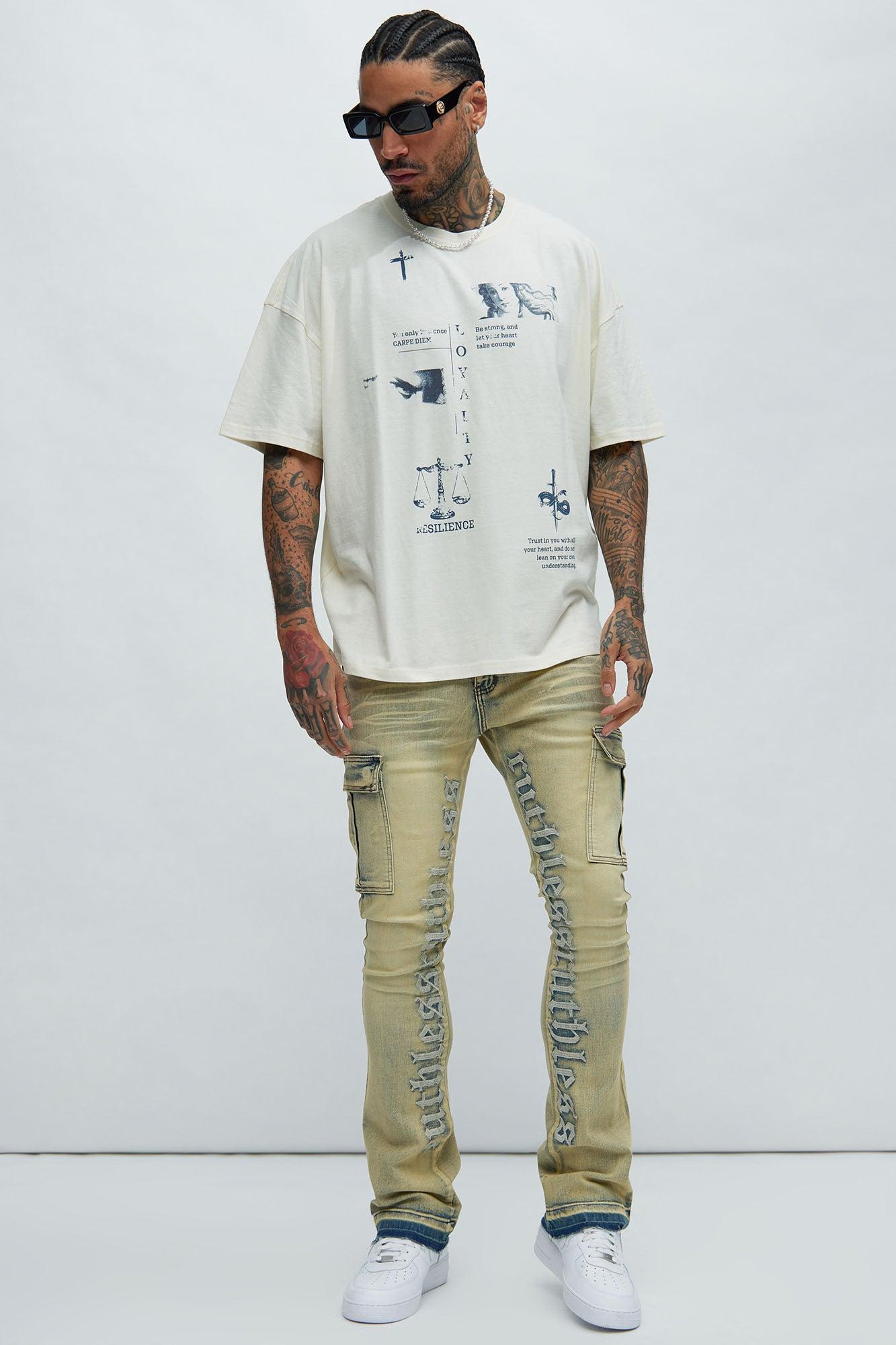 Loyalty Oversized Short Sleeve Tee - White Product Image