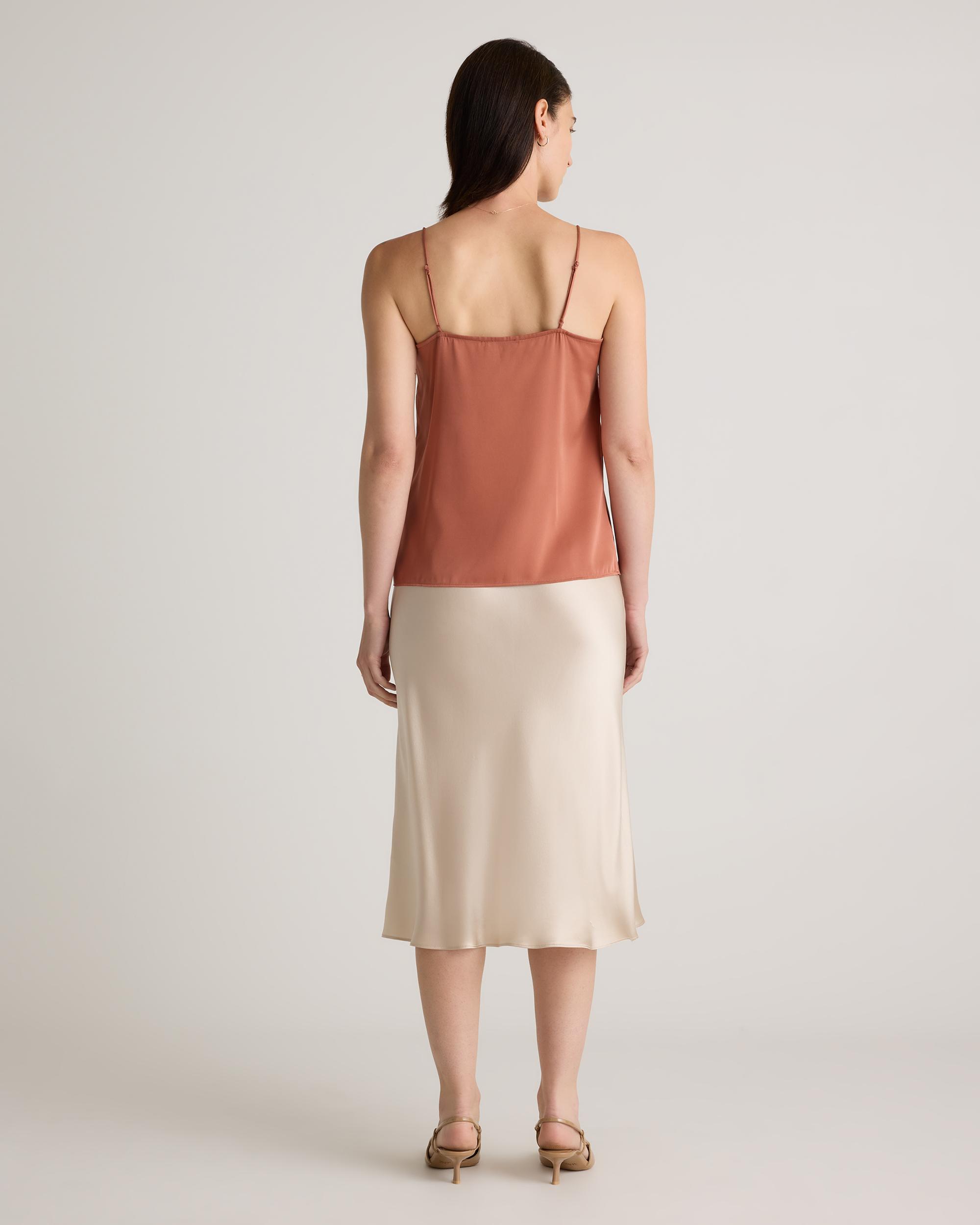 Quince | Women's Washable Stretch Silk V-Neck Cami Product Image