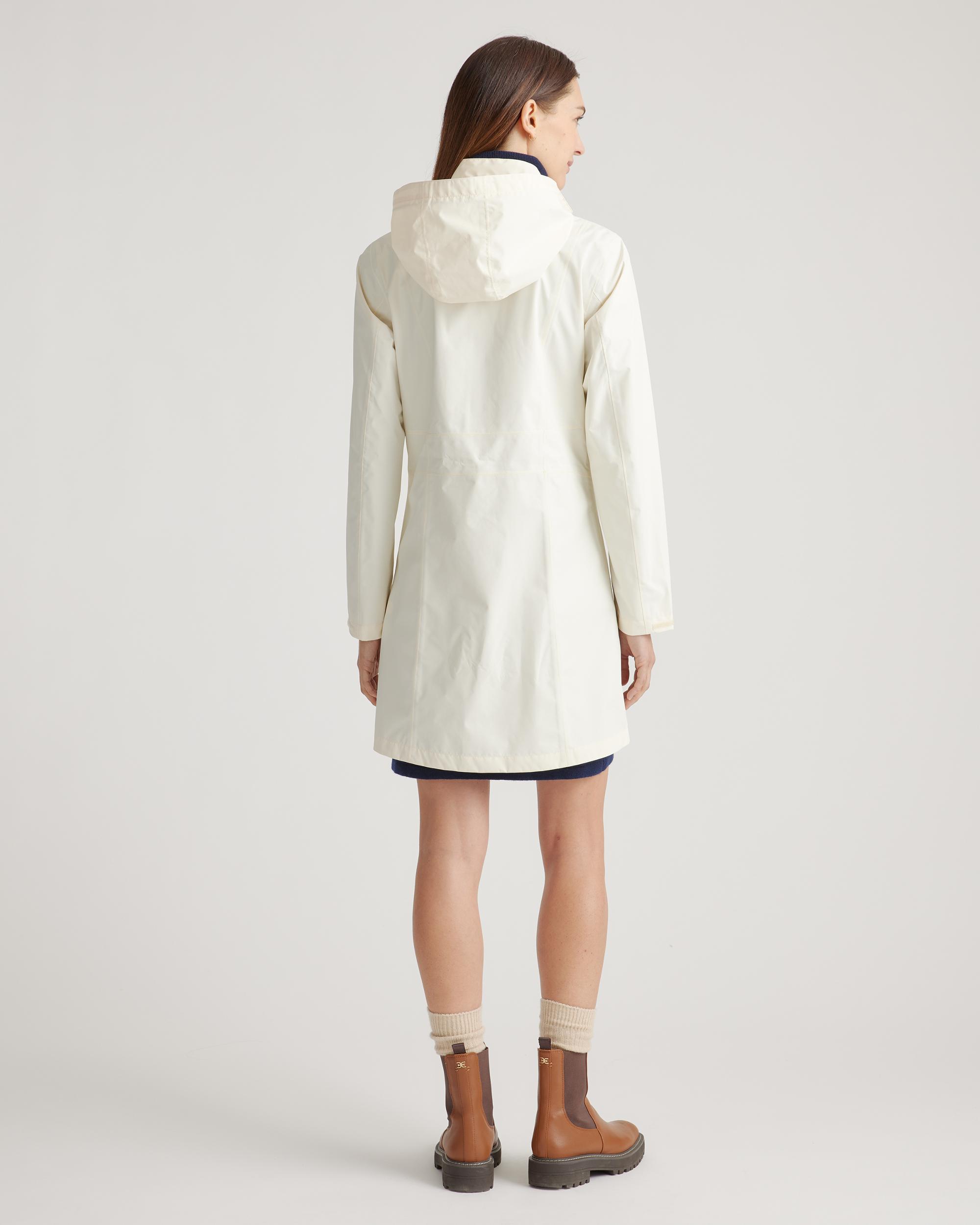 Quince | Women's Weatherproof Long Rain Shell Jacket Polyester/Recycled Polyester Blend Product Image