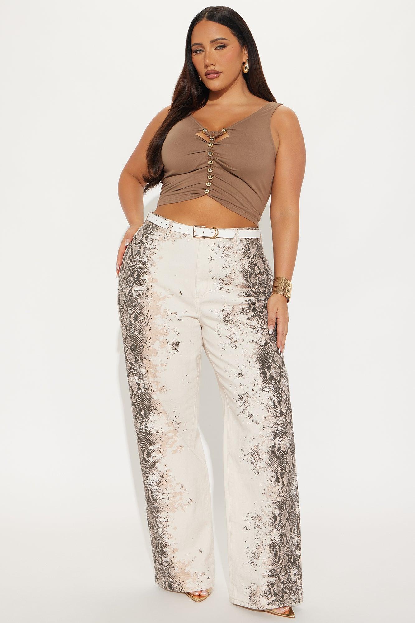 Hattie Cut Out Ruched Top - Taupe Female Product Image