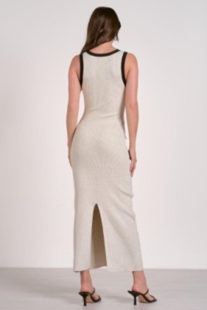 CONTRAST MAXI TANK DRESS Product Image
