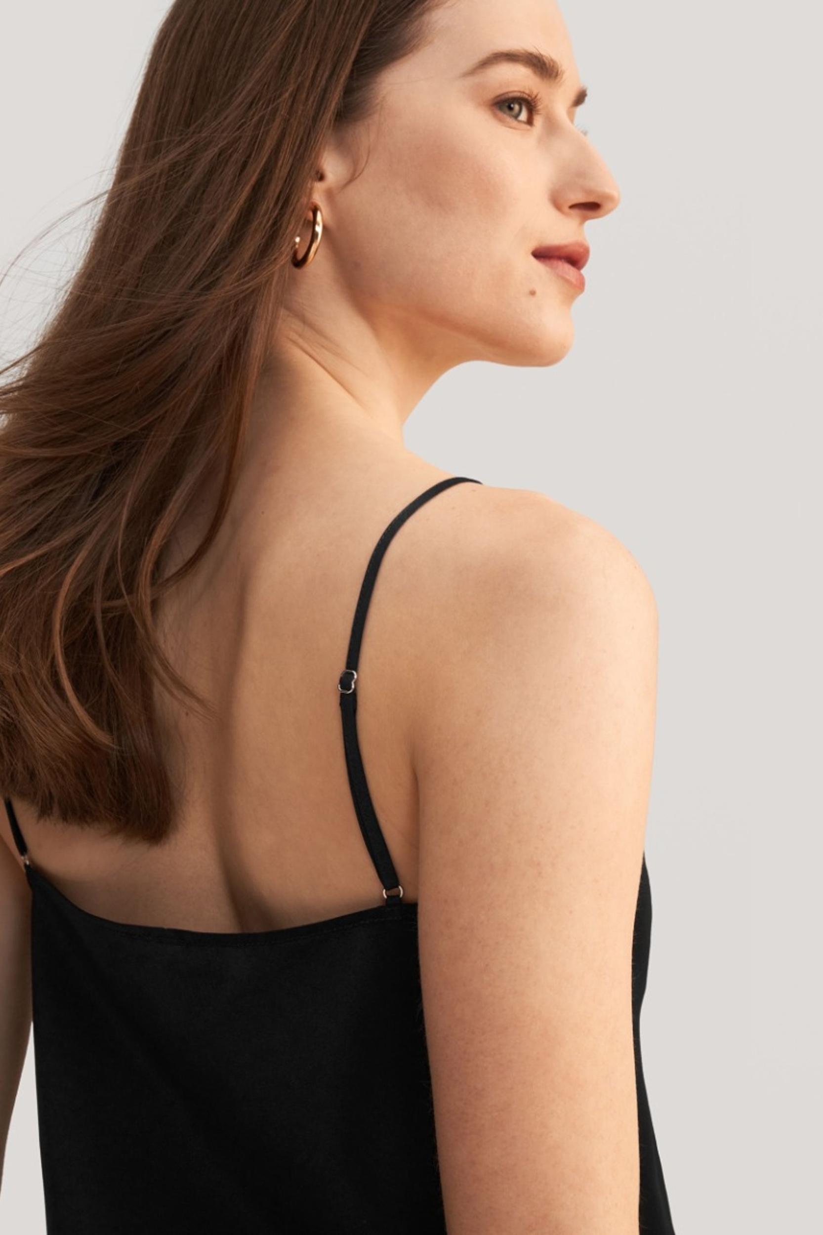 Gentle V Neck Silk Camisole Product Image