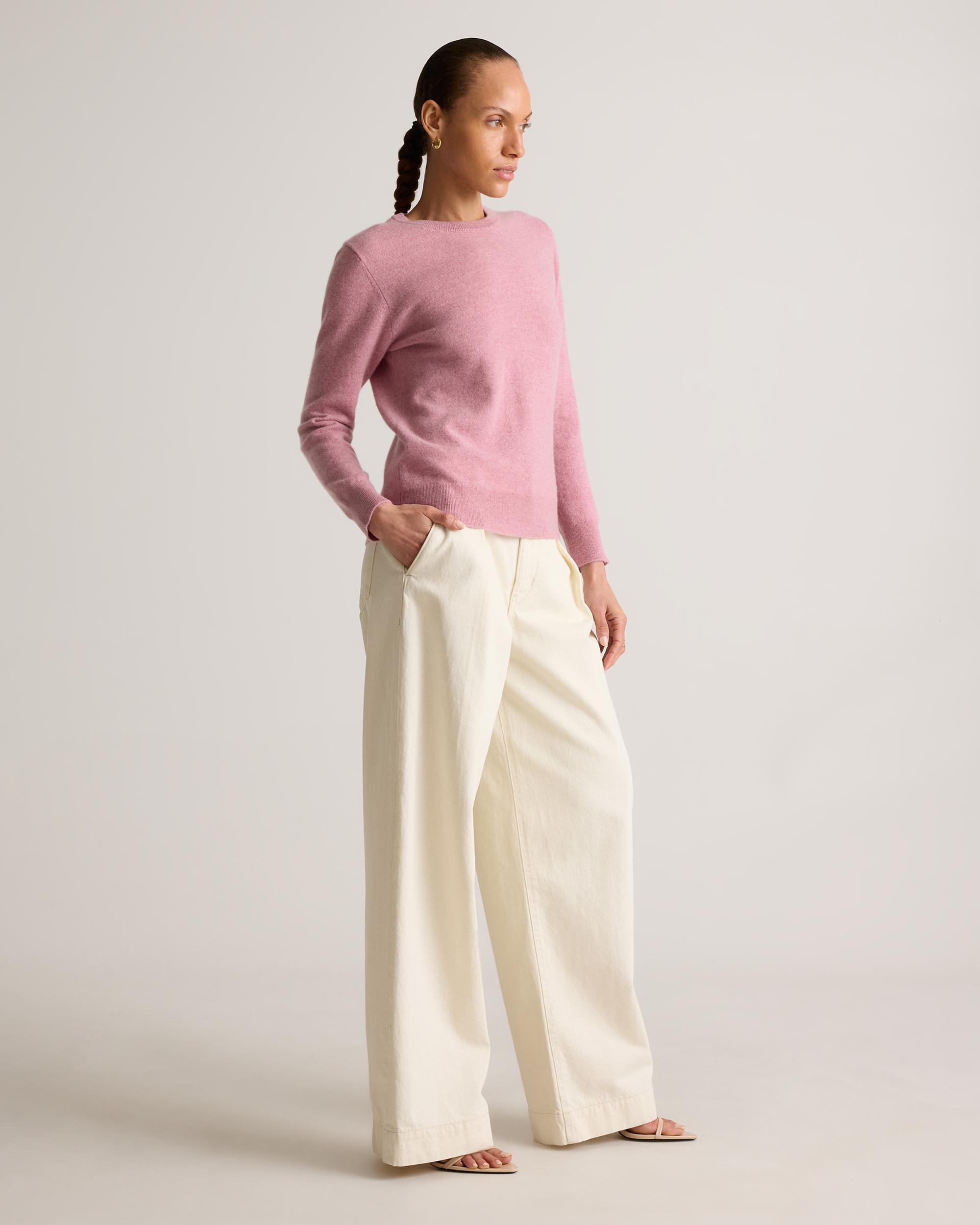 Quince | Women's Mongolian Cashmere Crewneck Sweater Product Image