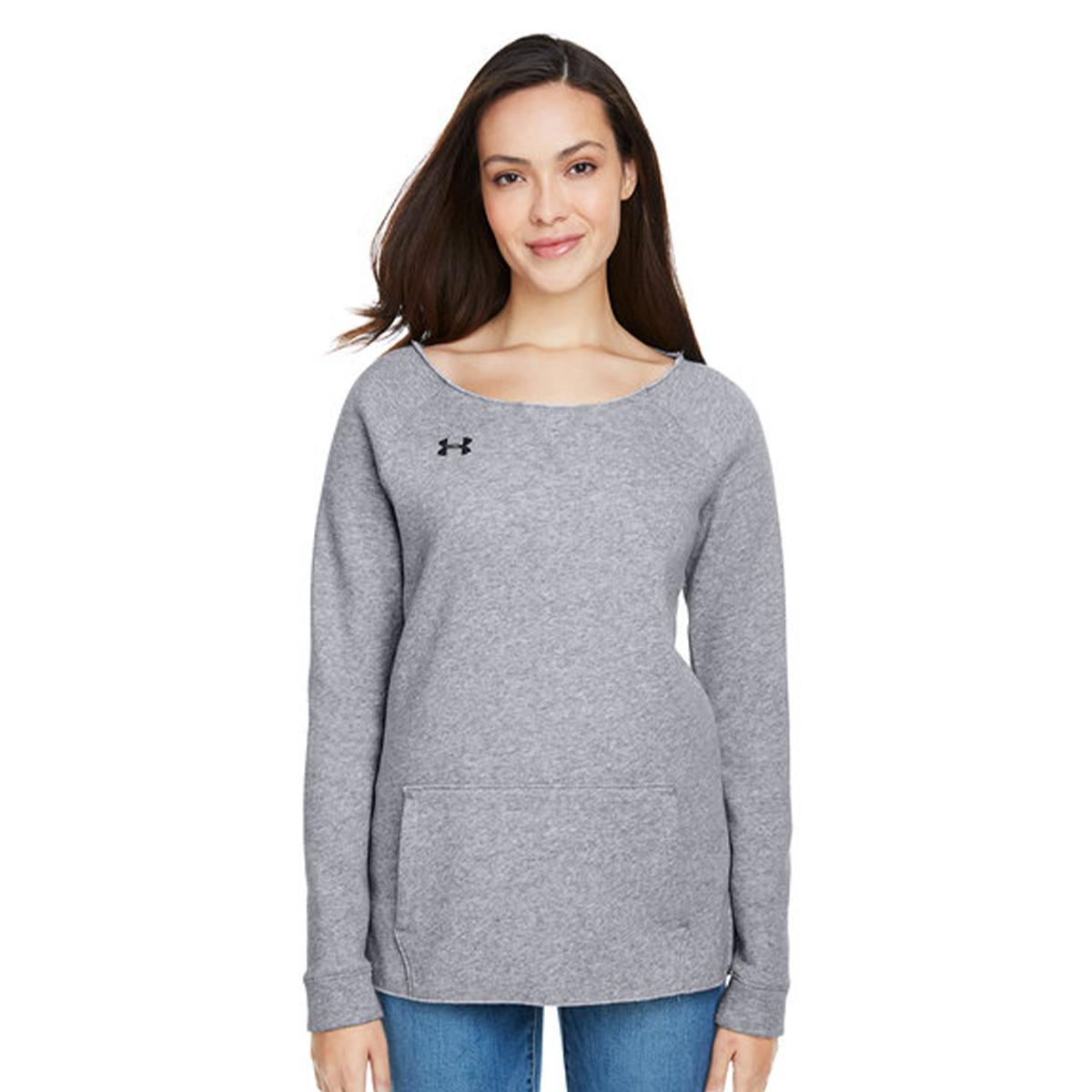 Under Armour Women's Hustle Fleece Crewneck Sweatshirt Product Image