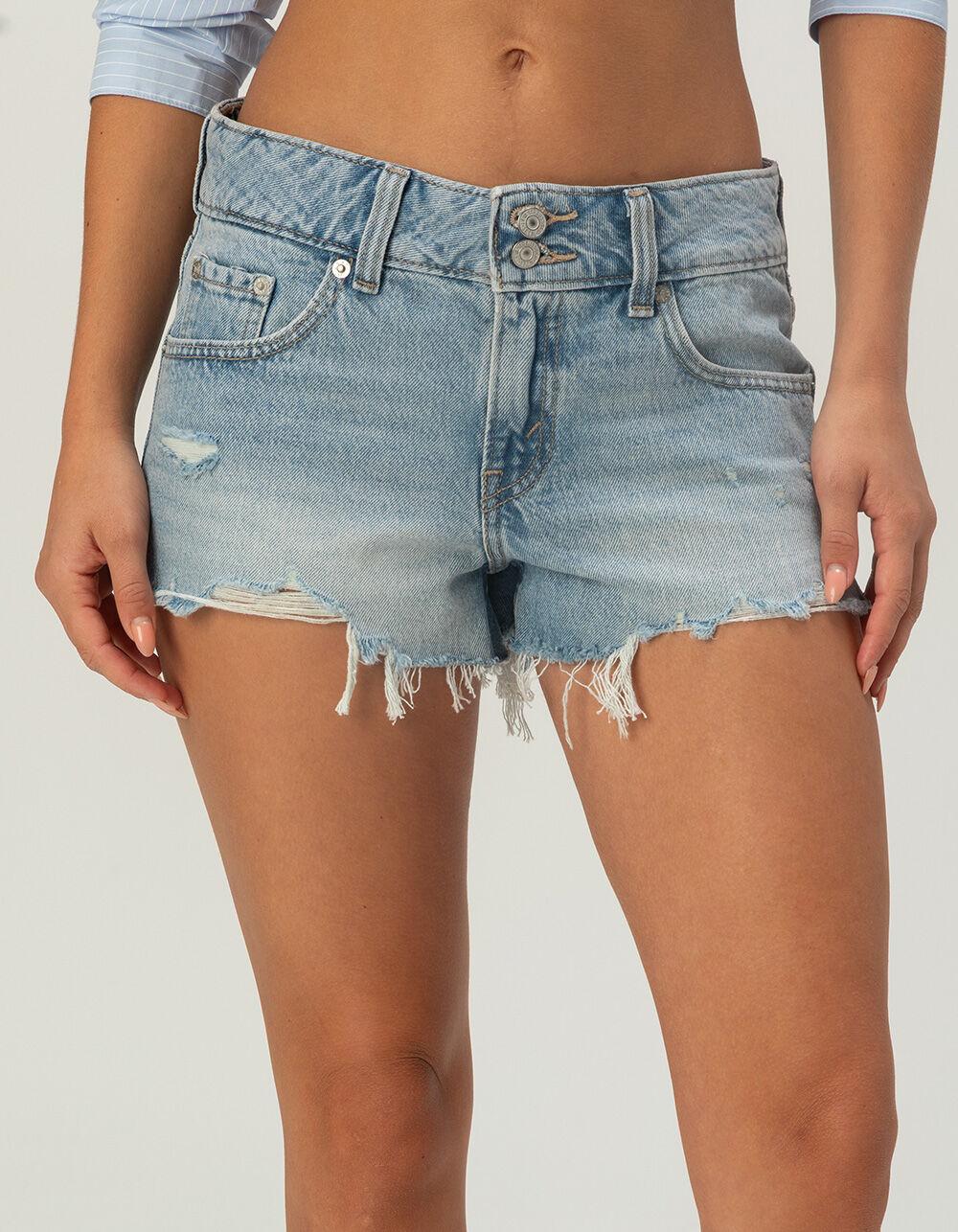 LEVI'S Superlow Womens Loose Shorts - Bogus Question - LT BLAST Product Image