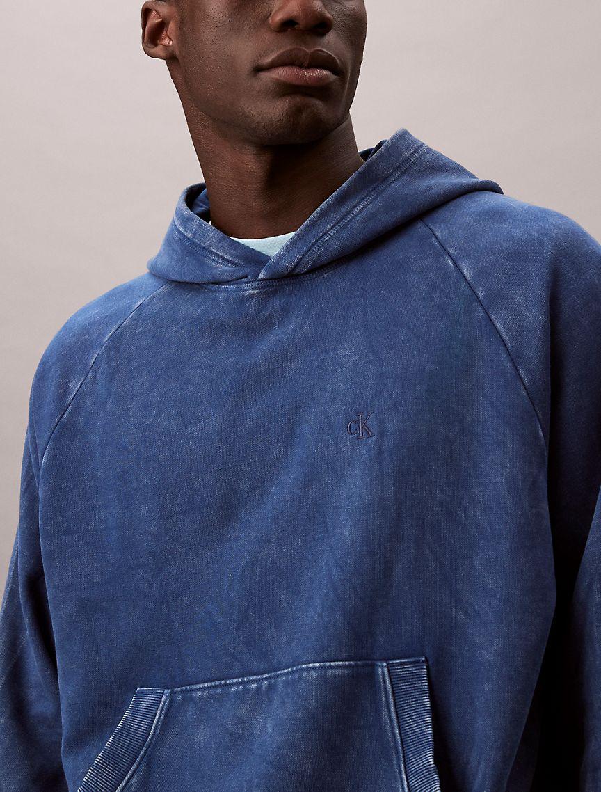 Washed Fleece Relaxed Hoodie Product Image