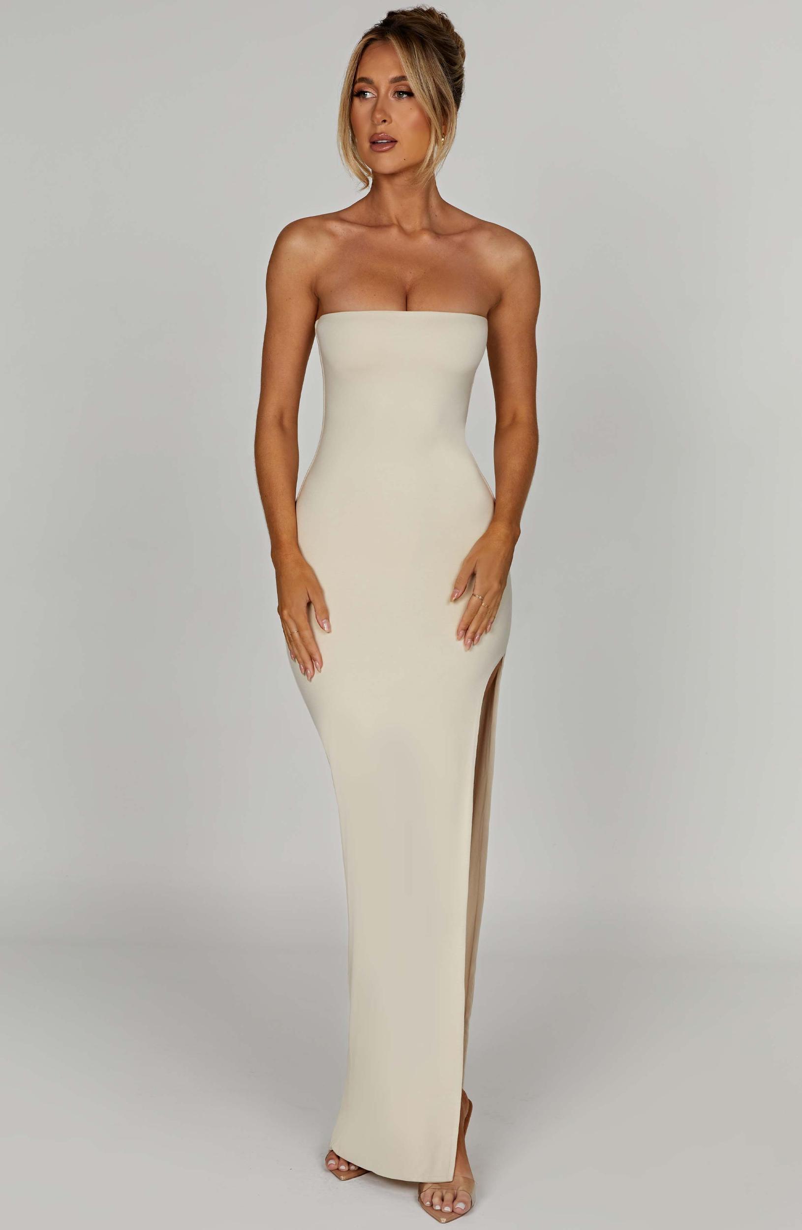 Teyana Maxi Dress - Cream Product Image
