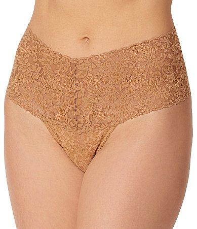 Signature Lace Retro Thong Product Image
