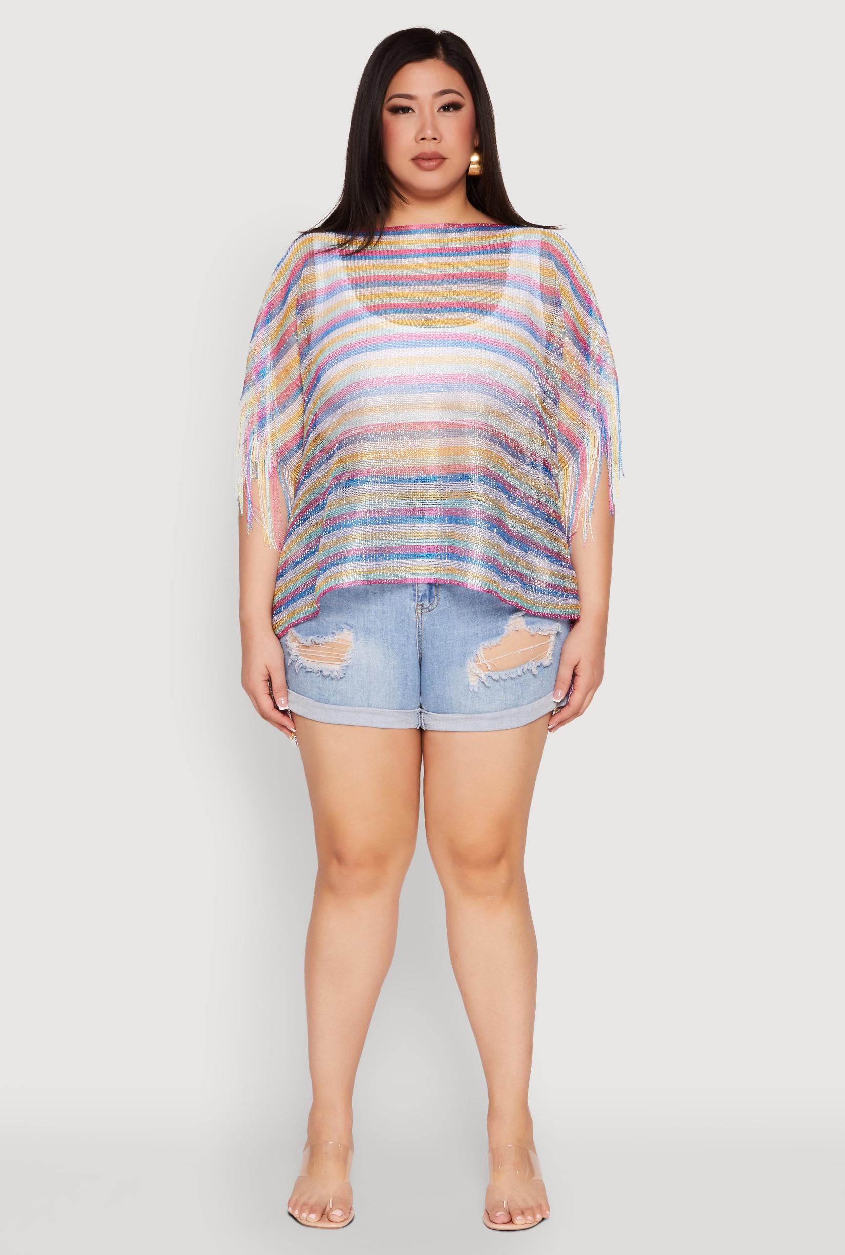 Striped Swim Cover Up Female Product Image