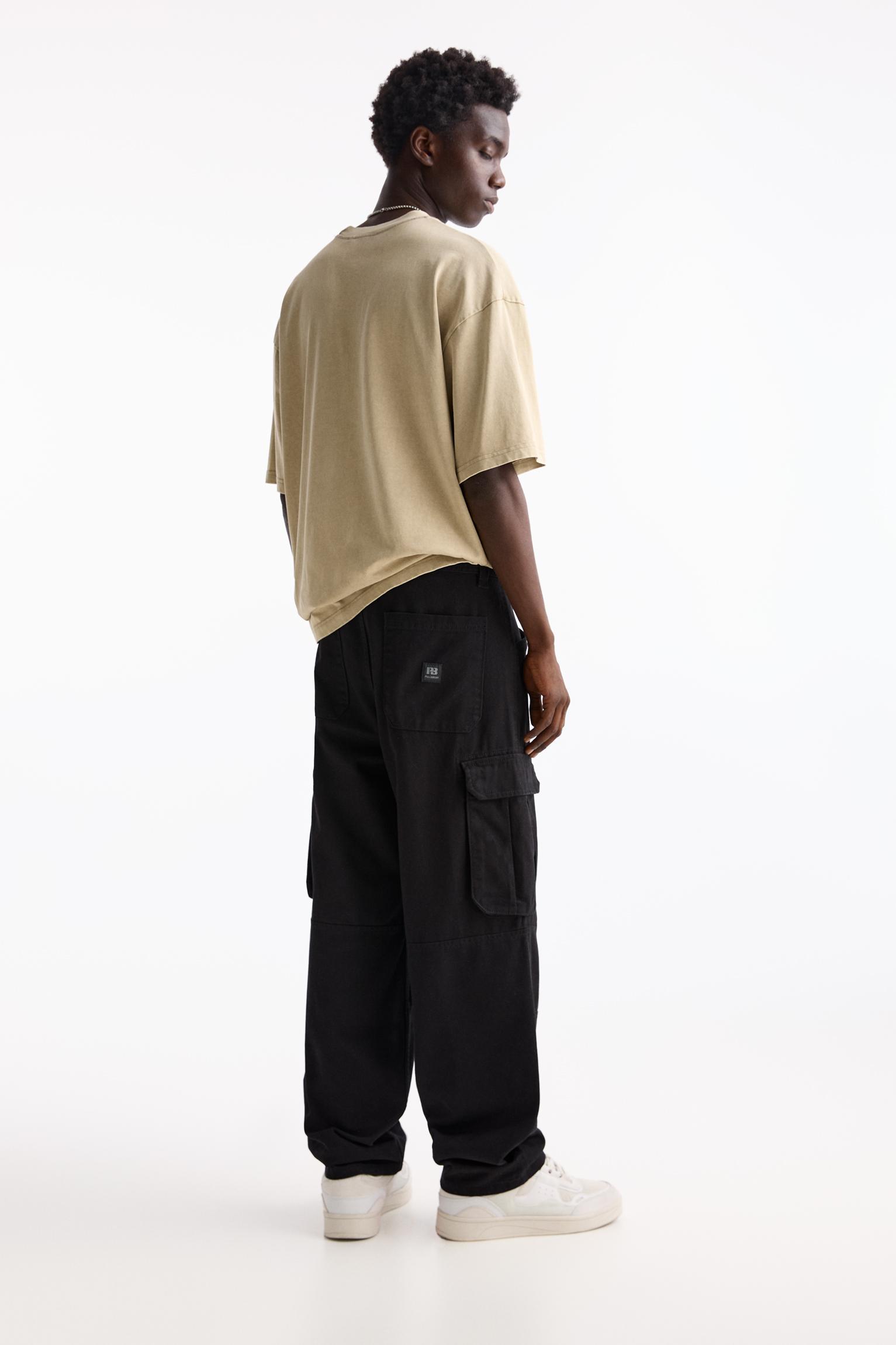 Cargo pants with seams Product Image