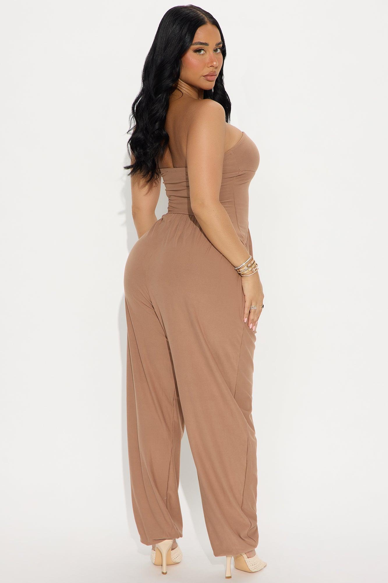 Jasmine Jumpsuit - Mocha Product Image