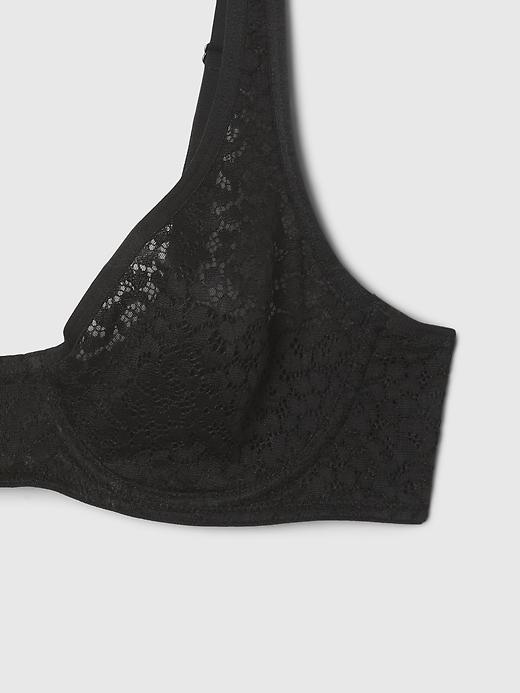 Lace Unlined Semi-Demi Bra Product Image